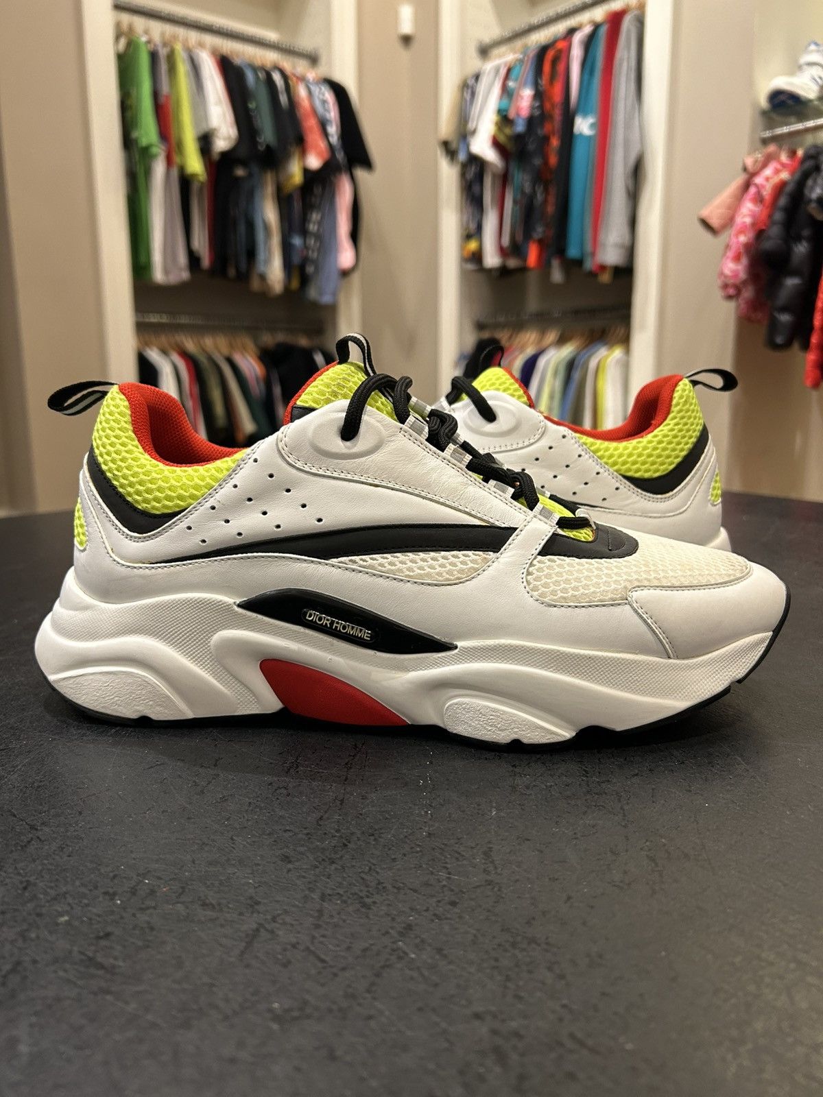 Dior Dior B22 White/Neon Size US 11 / EU 44 - 1 Thumbnail