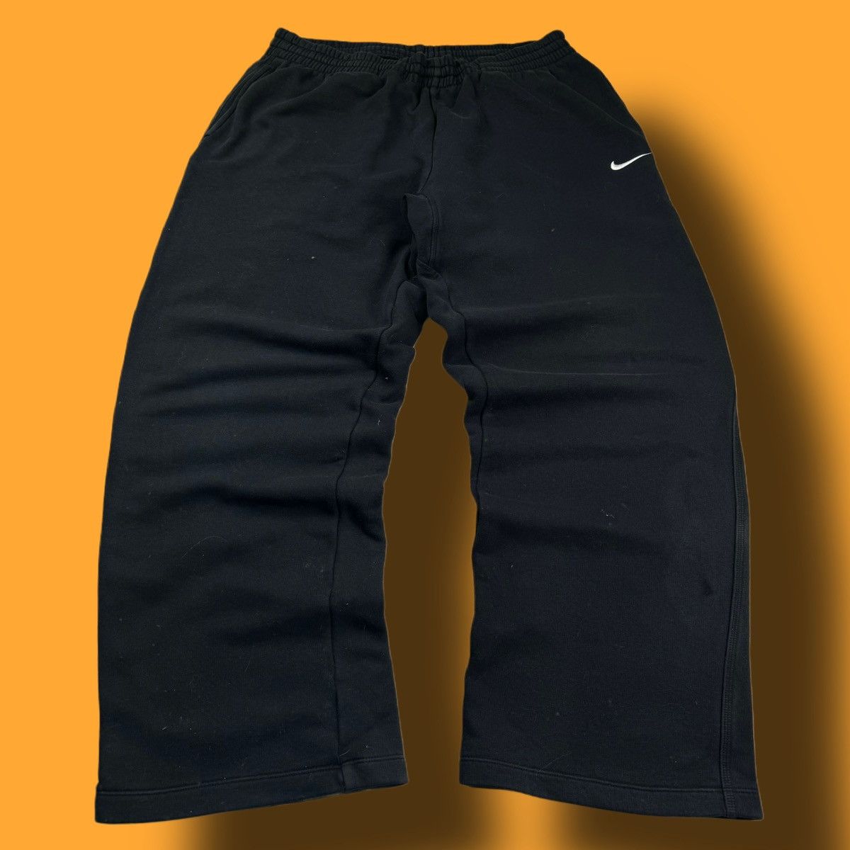 Nike × Vintage NIKE VINTAGE BASIC LOGO OVERSIZE BAGGY PANTS Size US 34 / EU 50 - 1 Thumbnail