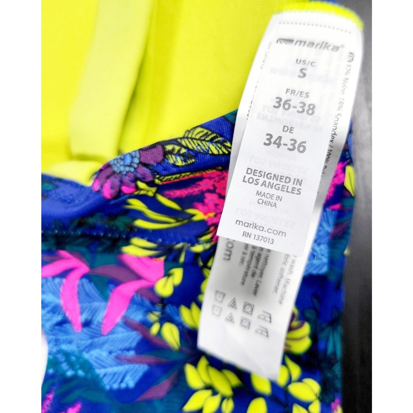 Other NWT MARIKA Floral Infuriation Adjustable Tankini UPF 50+ S Size ONE SIZE - 9 Thumbnail