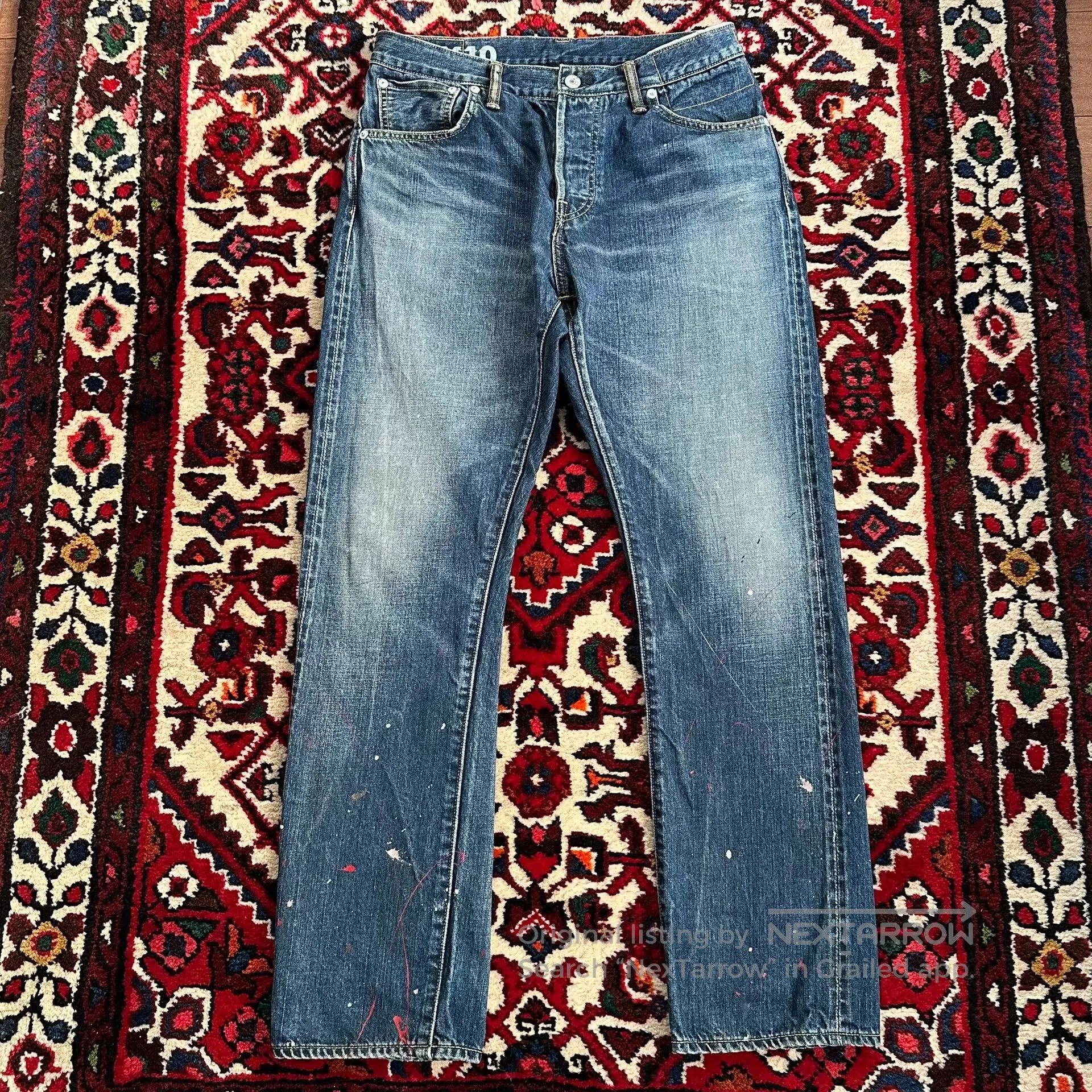 Visvim VISVIM 20SS Dry10 Ink Splash Jeans. Size US 26 / EU 42 - 1 Thumbnail