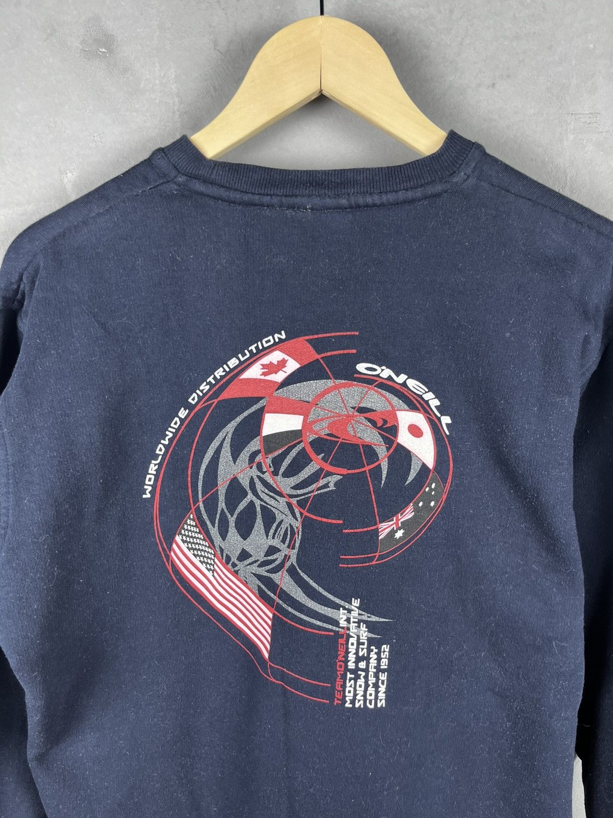 O'Neill O’Neill sweatshirt big logo vintage 90s Size US M / EU 48-50 / 2 - 5 Thumbnail