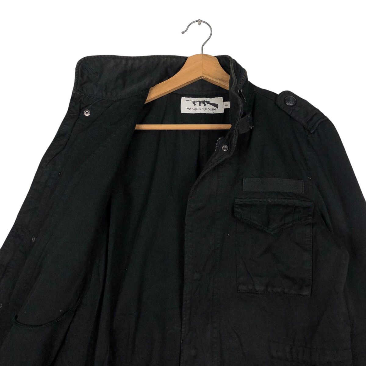 Japanese Brand × Vanquish Skeleton Big Logo Embroidered Biker Jacket Vanquish Soldier Size US S / EU 44-46 / 1 - 13 Thumbnail