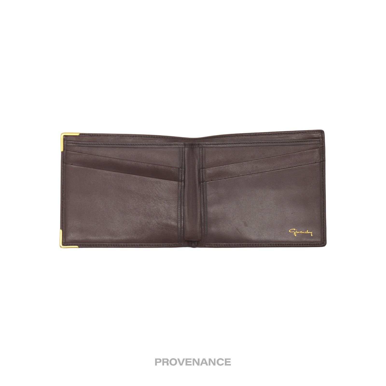 Givenchy 🔴 Givenchy Bifold Wallet - Chocolate Leather Size ONE SIZE - 5 Thumbnail