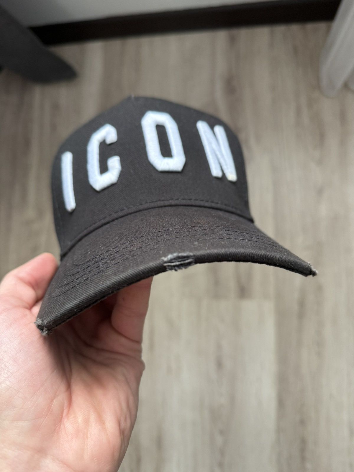 Dsquared2 DSQUARED2 ICON Logo Black Baseball Cap Adjustable Size ONE SIZE - 25 Thumbnail