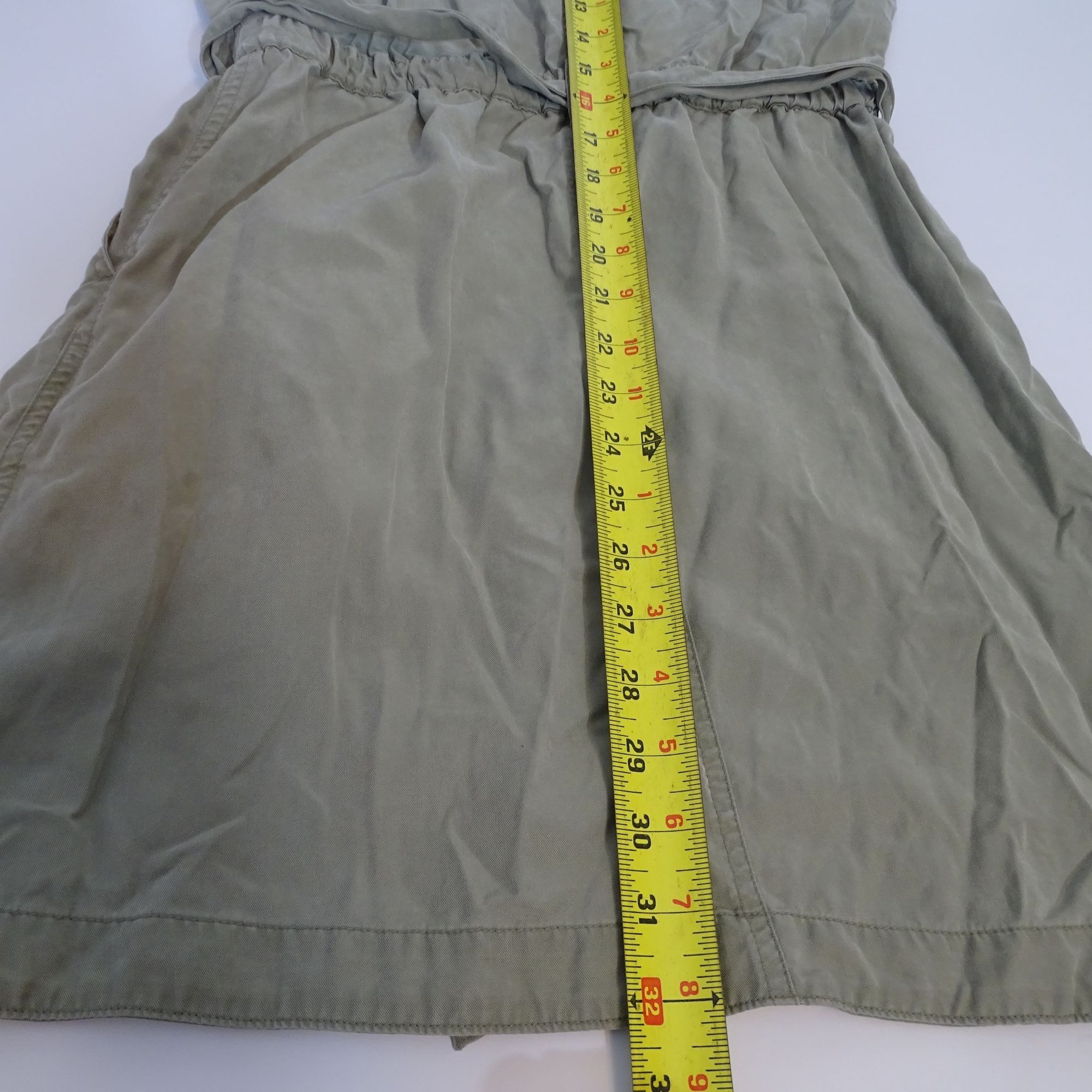 Banana Republic Banana Republic Khaki Green Utility Shirtdress Dress Size XS Size XS / US 0-2 / IT 36-38 - 11 Thumbnail