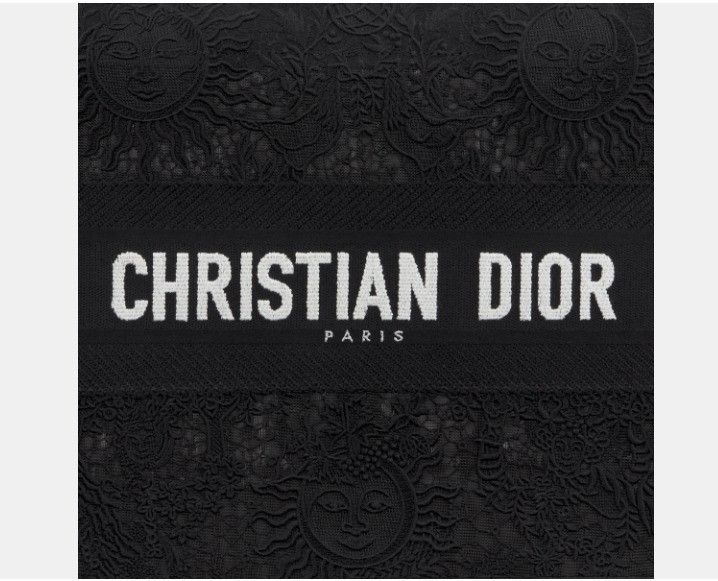 Dior o1w1db10325 Size: OS / M1296Z Medium Tote Bag in Black Size ONE SIZE - 5 Thumbnail