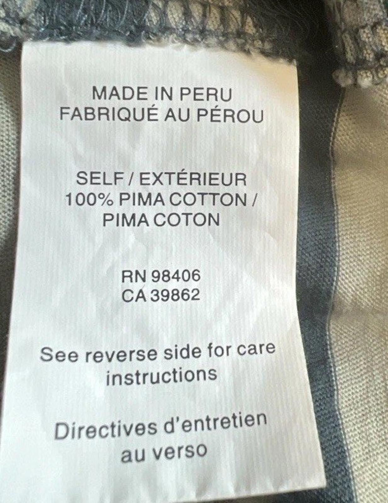 Theory Theory Striped Pima Cotton Polo Light Weight Size L Size US L / EU 52-54 / 3 - 4 Thumbnail
