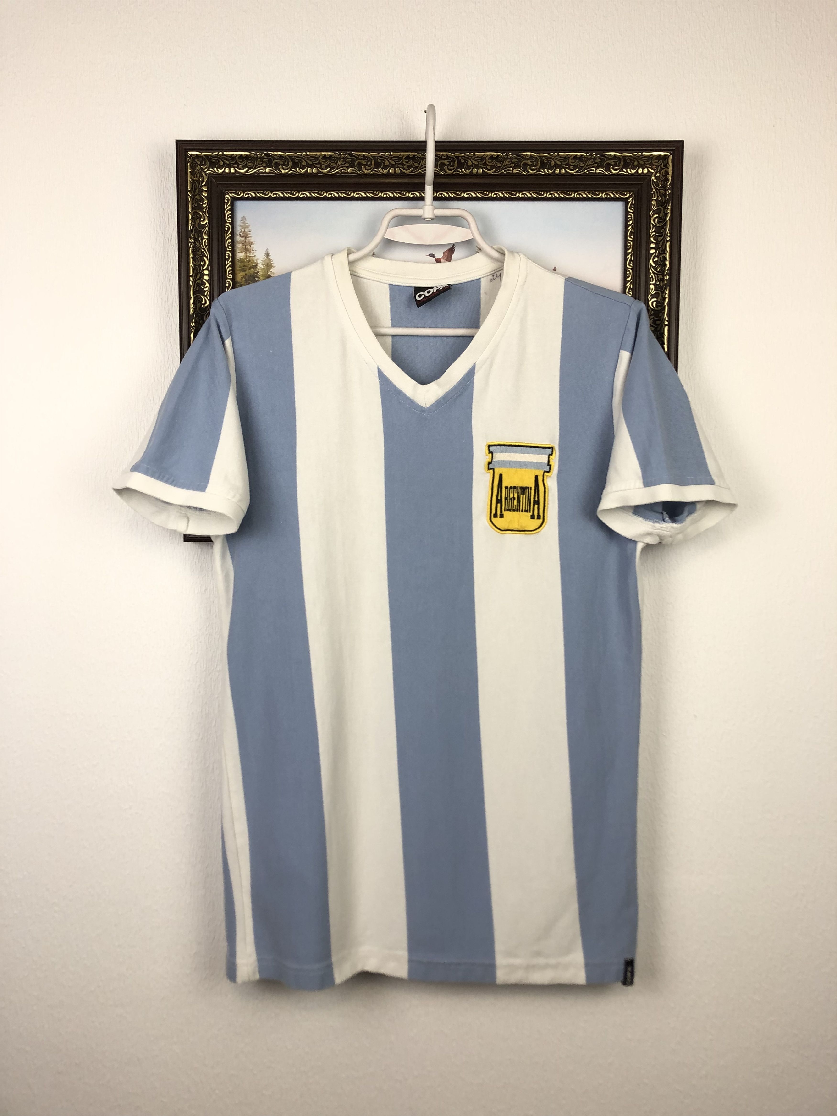 Vintage Argentina Football Shirt Soccer National Jersey Messi Trikot Size US S / EU 44-46 / 1 - 1 Thumbnail