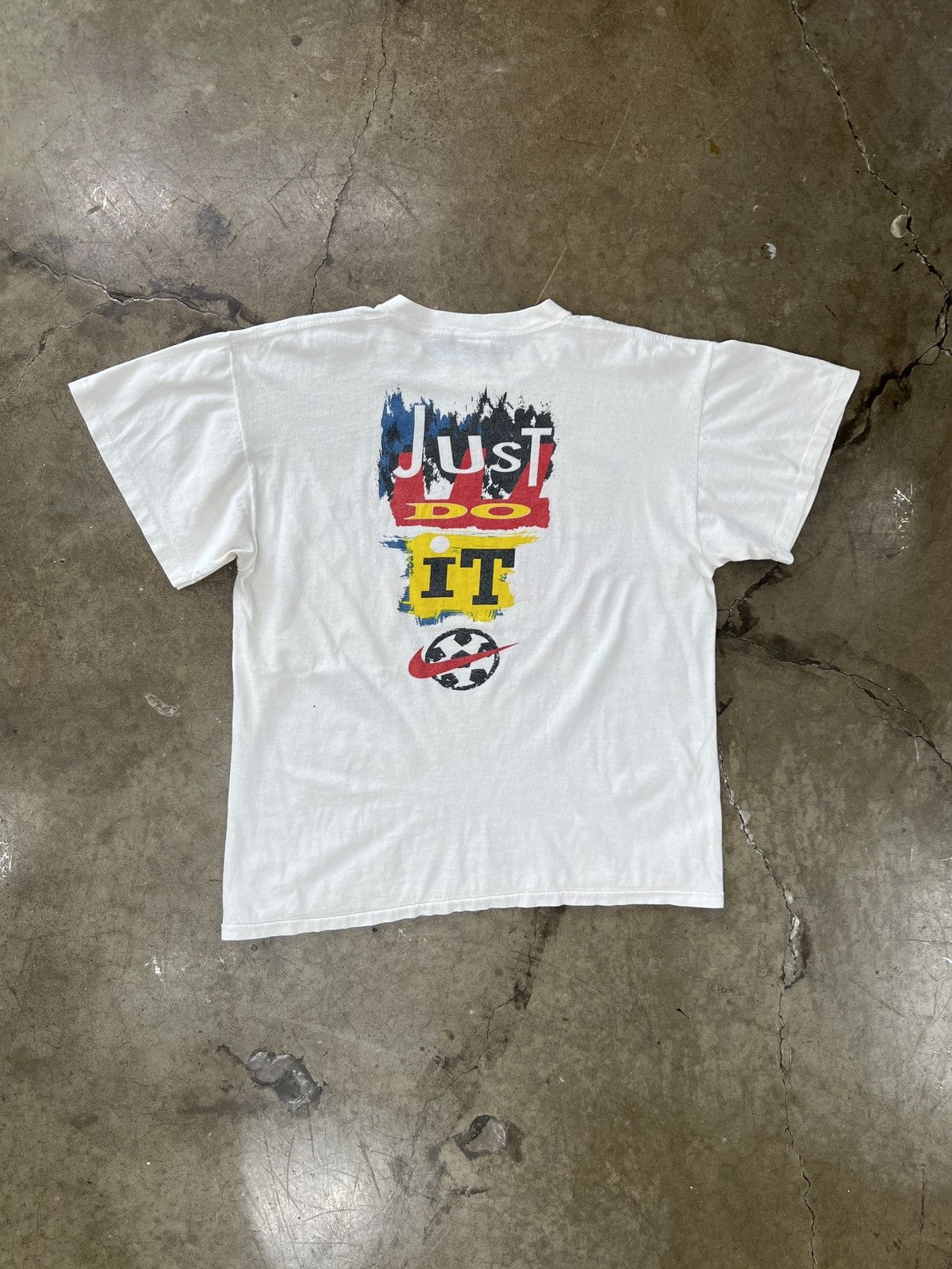 Nike Vintage 90s Nike Germany Soccer Single Stitch Tee XL Size US XL / EU 56 / 4 - 5 Thumbnail