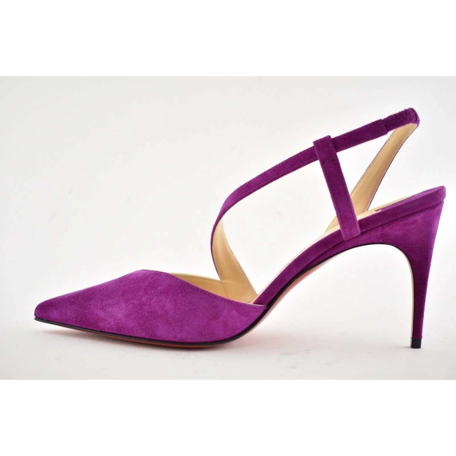 Christian Louboutin Christian Louboutin Platina 85 Pink Richelieu Cross Strap Size US 11 / IT 41 - 8 Thumbnail