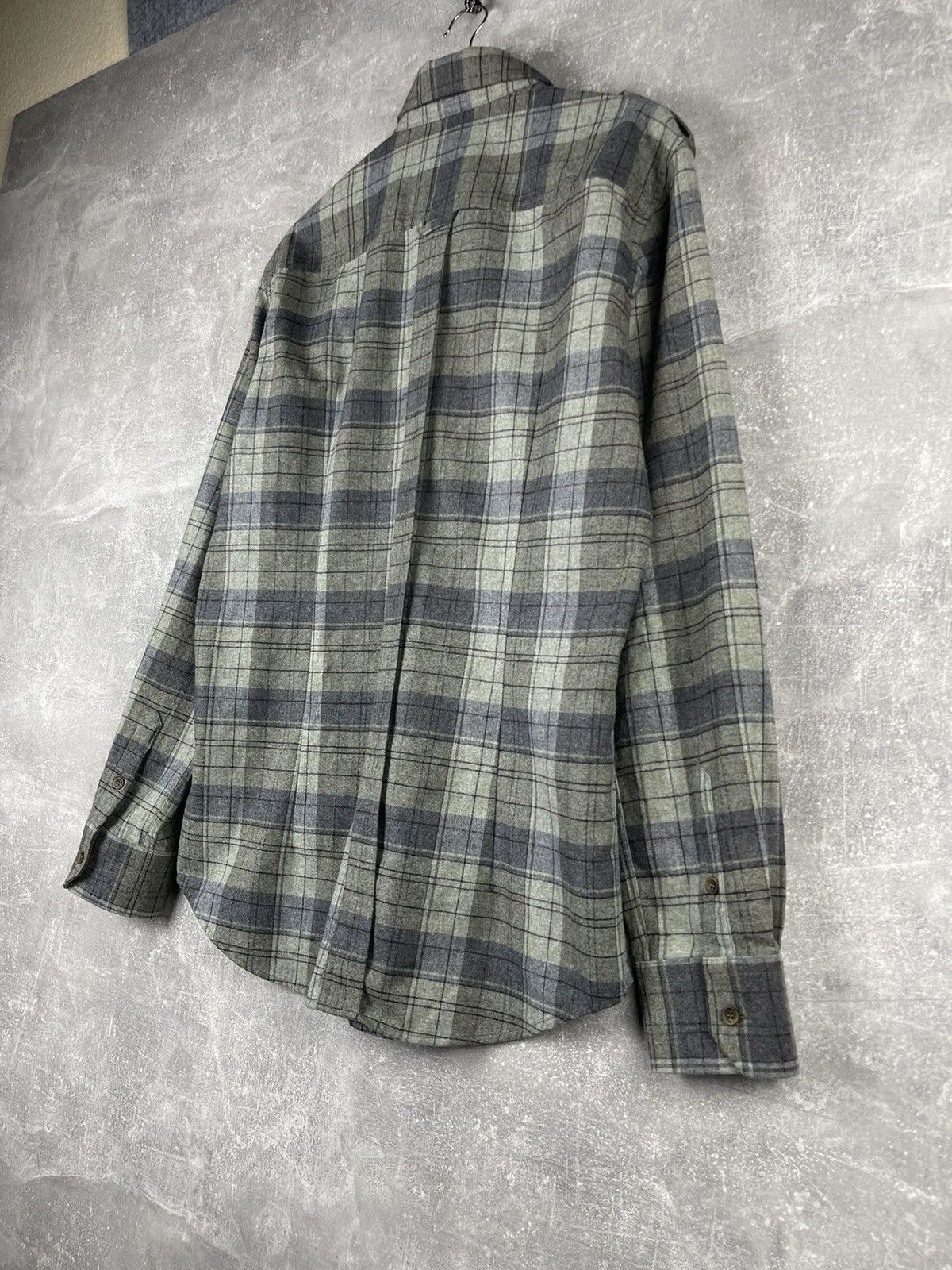 Dolce & Gabbana Dolce&Gabbana Archives Multipocket Wool Flannel Shirt Size US L / EU 52-54 / 3 - 8 Thumbnail