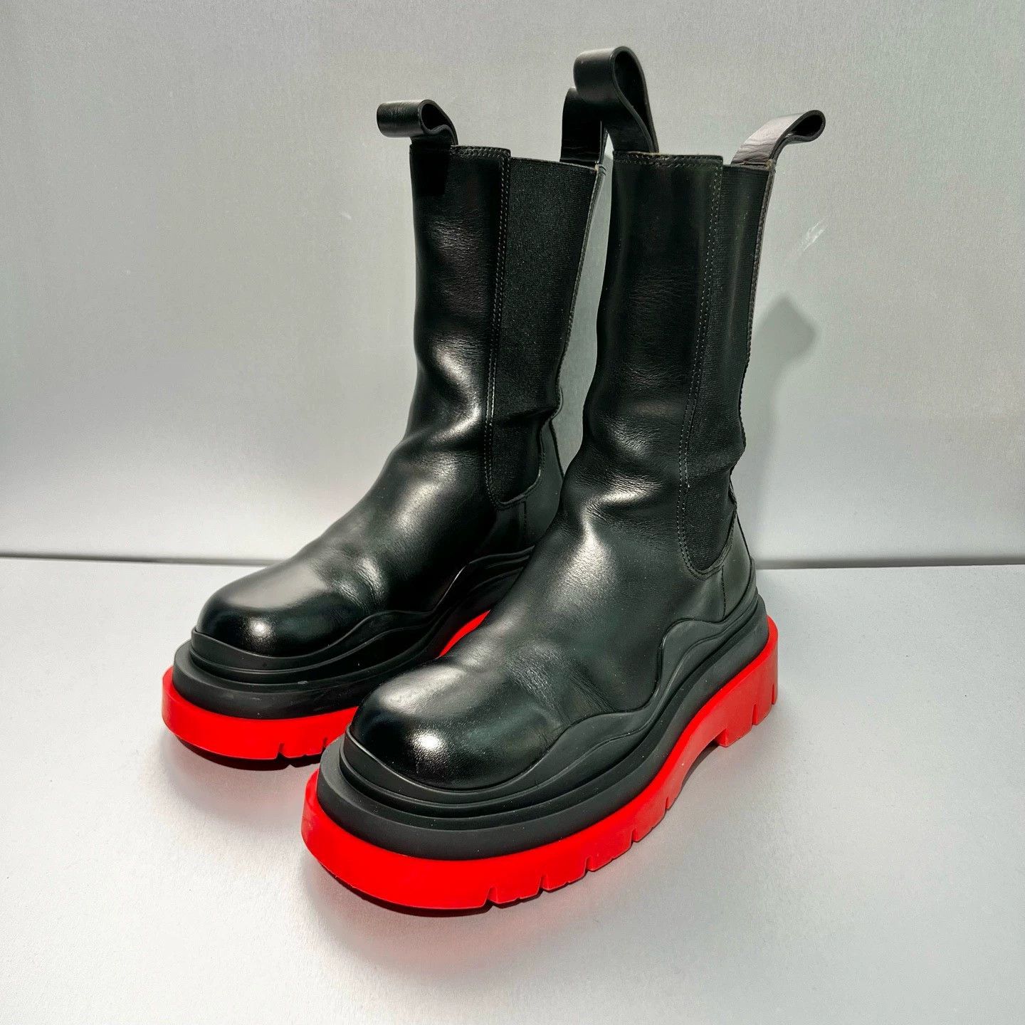 Bottega Veneta 【Bottega Veneta】Bv High-top Red Sole Smoking Boots Size US 5.5 / IT 35.5 - 5 Thumbnail
