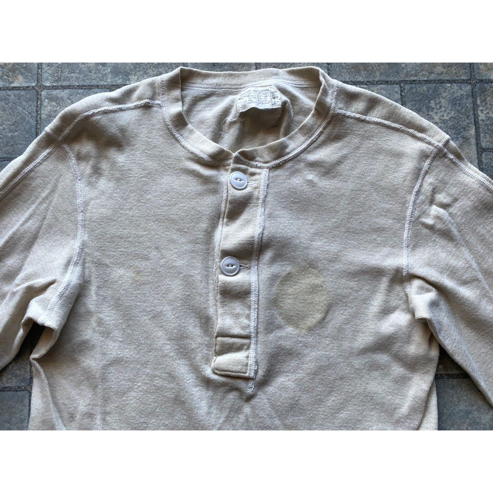 Vintage VINTAGE Atlas Military Thermal Shirt Mens Medium 1970s DSA 100-70 Size US M / EU 48-50 / 2 - 5 Thumbnail