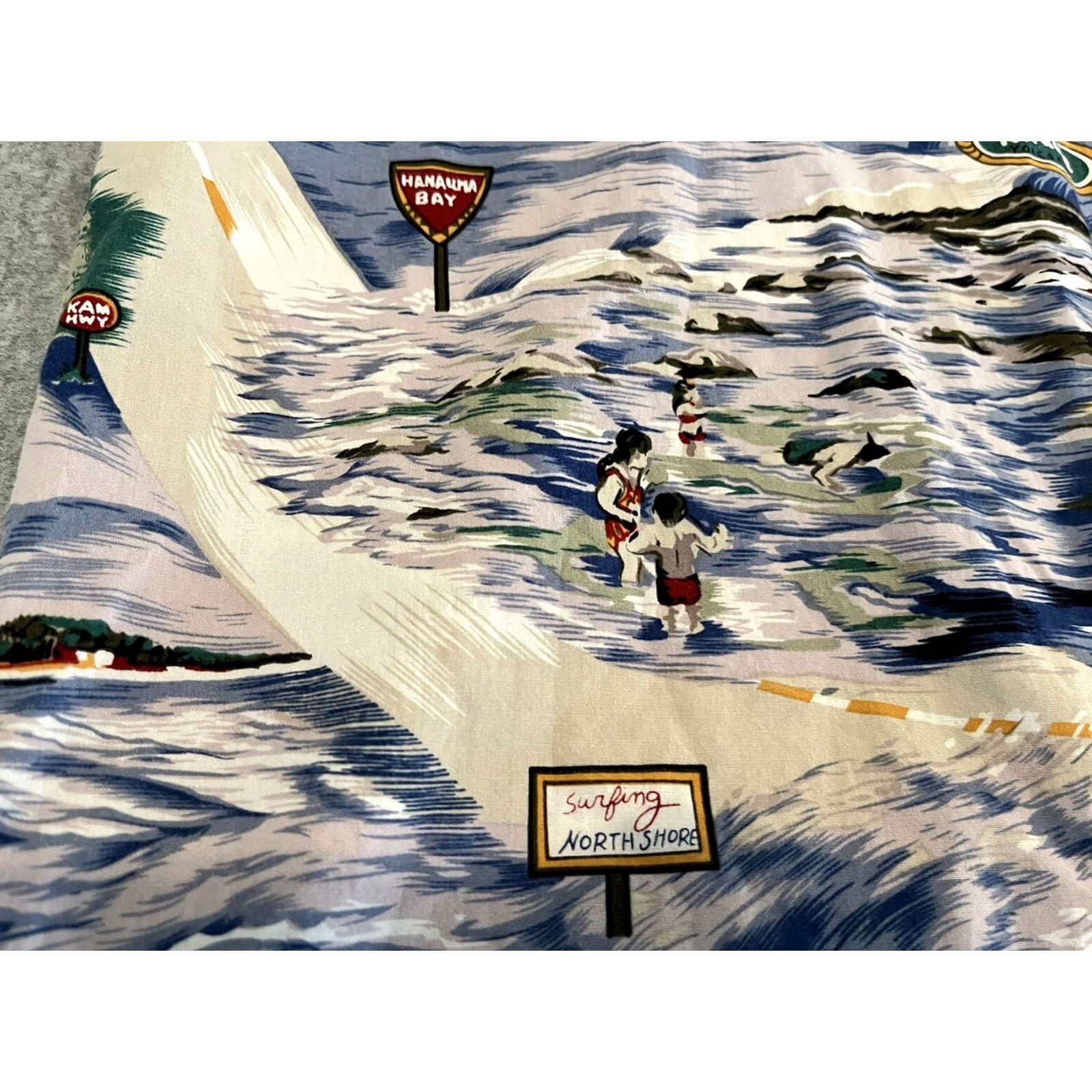 Hilo Hattie VINTAGE Hilo Hattie Surf Golf Volcano Beach Button Front Hawaiian Shirt Mens XL Size US XL / EU 56 / 4 - 3 Thumbnail