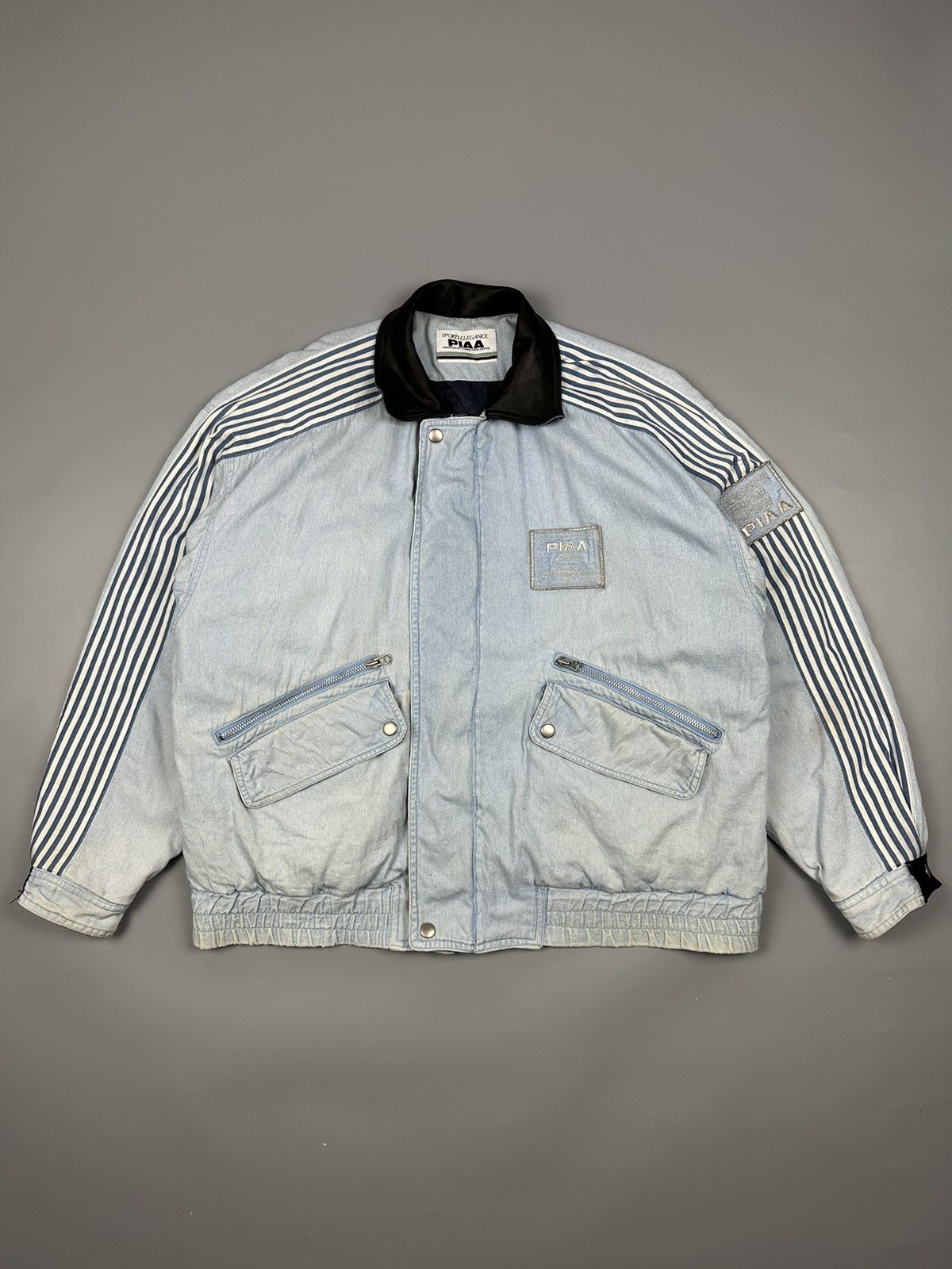 If Six Was Nine Vintage Piaa Motor Sports Denim Jacket Size US XXL / EU 58 / 5 - 3 Thumbnail