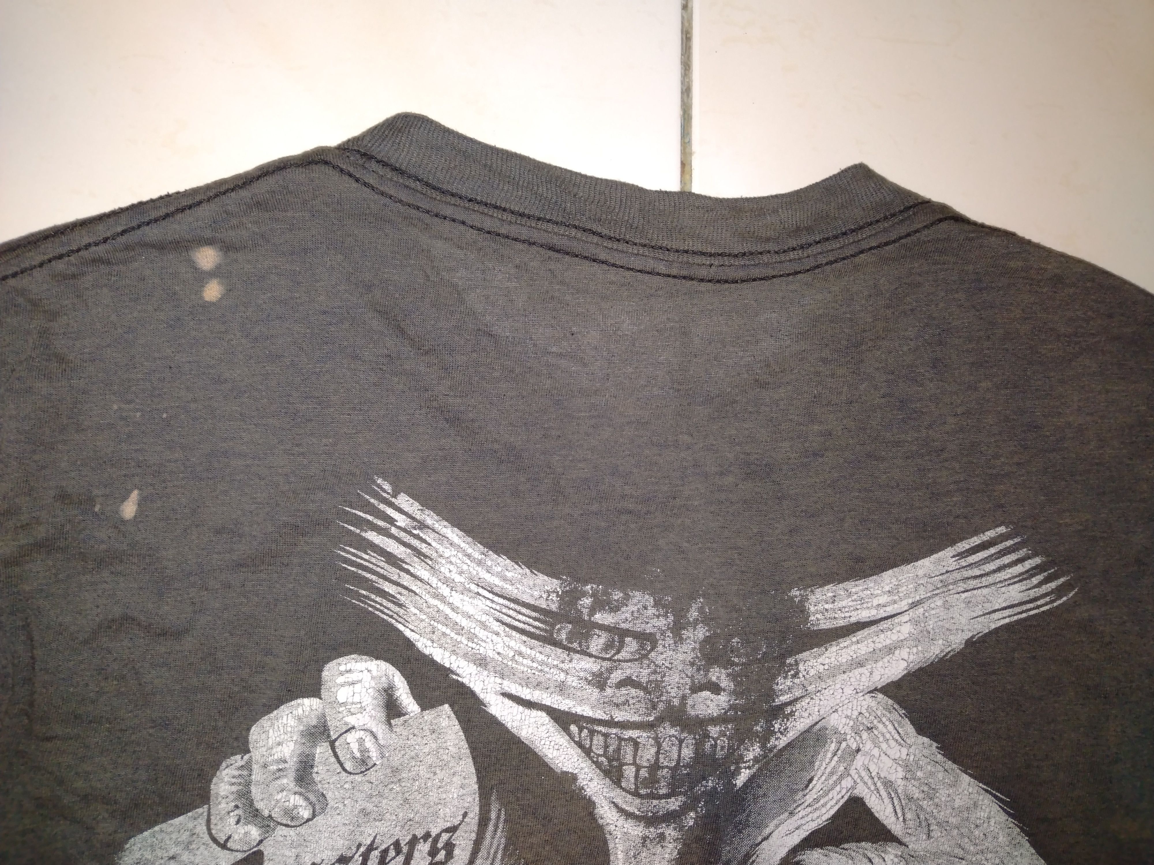 Band Tees × Iron Maiden × Vintage CRAZY SICK VTG '88 IRON MAIDEN FADED DISTRESSED Concert Tee Size US S / EU 44-46 / 1 - 15 Thumbnail