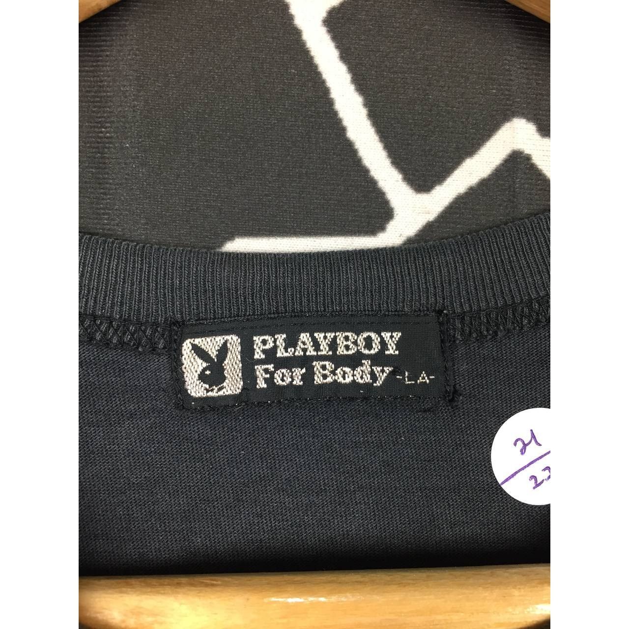 Playboy × Vintage Vtg Playboy Need A Ride Bunny Girl Graphic Tee Size US L / EU 52-54 / 3 - 7 Thumbnail