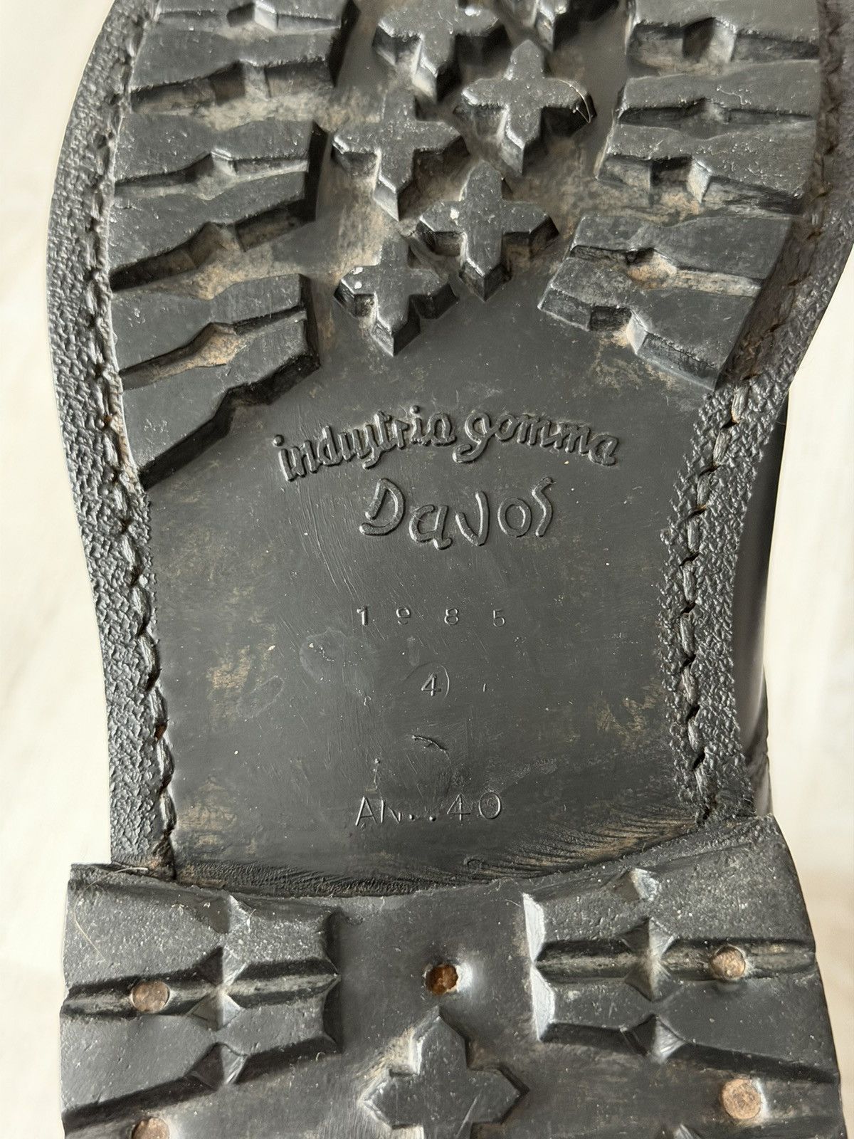 If Six Was Nine Double Buckle Black Moto Boots Red Wing Frye Guidi Inspired Size US 9.5 / EU 42-43 - 11 Thumbnail