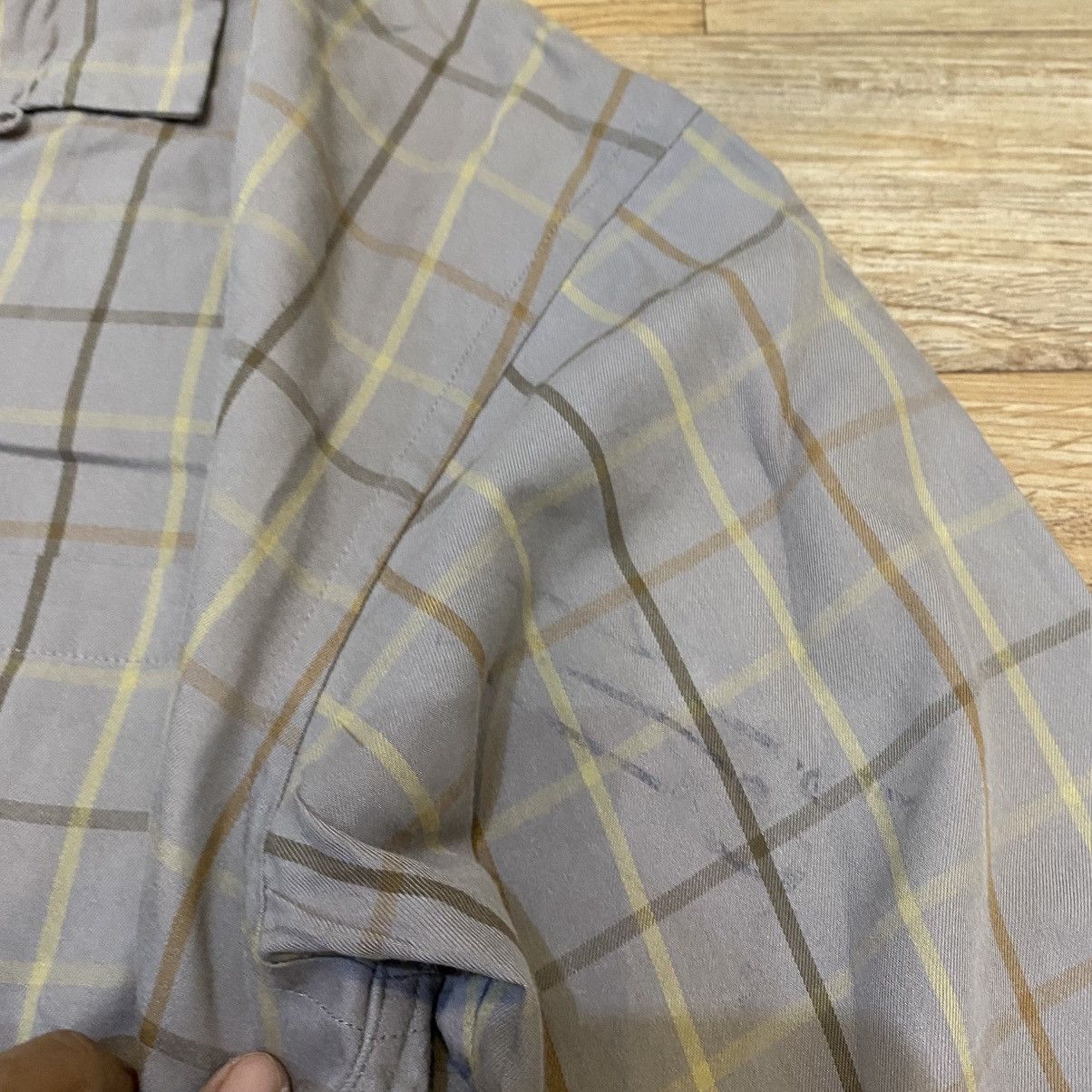 Beams Plus 2000s Beams Open Collar Plaid Button Ups Shirts Size US XXL / EU 58 / 5 - 7 Thumbnail