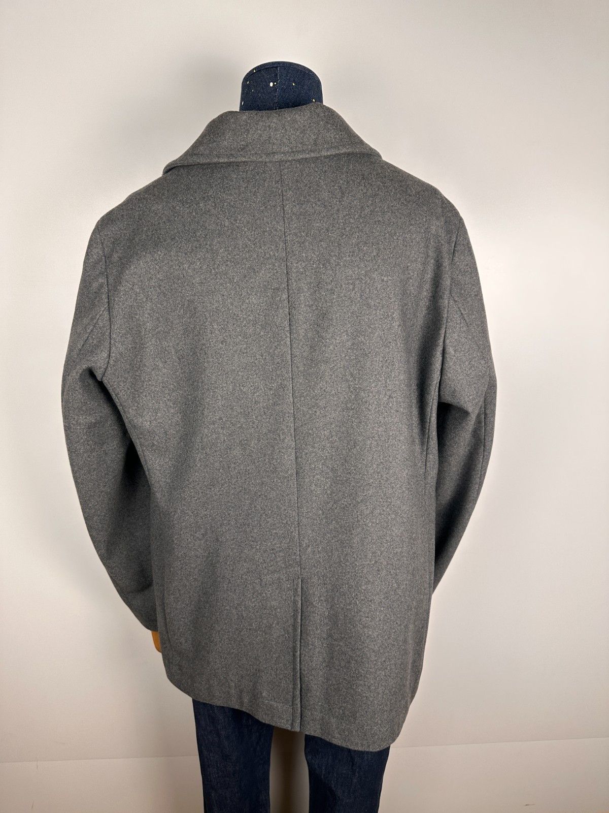 Lacoste Lacoste Wool Double Breasted Coat Grey Mens Size XL Size US XL / EU 56 / 4 - 5 Thumbnail