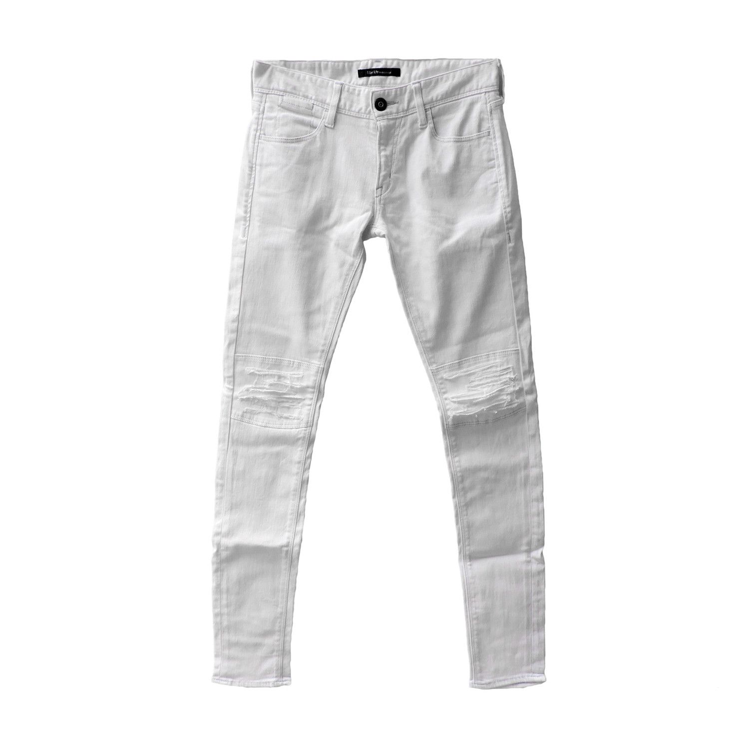 Vanquish BLACK BY VANQUISH JAPAN DISTRESSED DENIM LONG PANTS Size US 30 / EU 46 - 1 Thumbnail