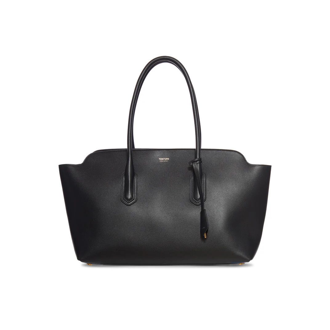 Tom Ford TOM FORD Black Leather Tote Bag New & Authentic Size ONE SIZE - 1 Thumbnail