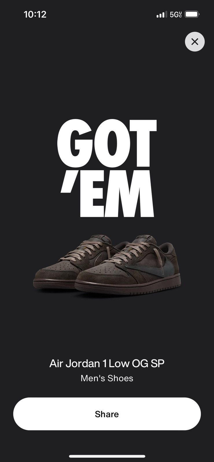 Nike × Travis Scott Travis Scott Velvet Brown AJ1 Low Size US 8 / EU 41 - 14 Thumbnail