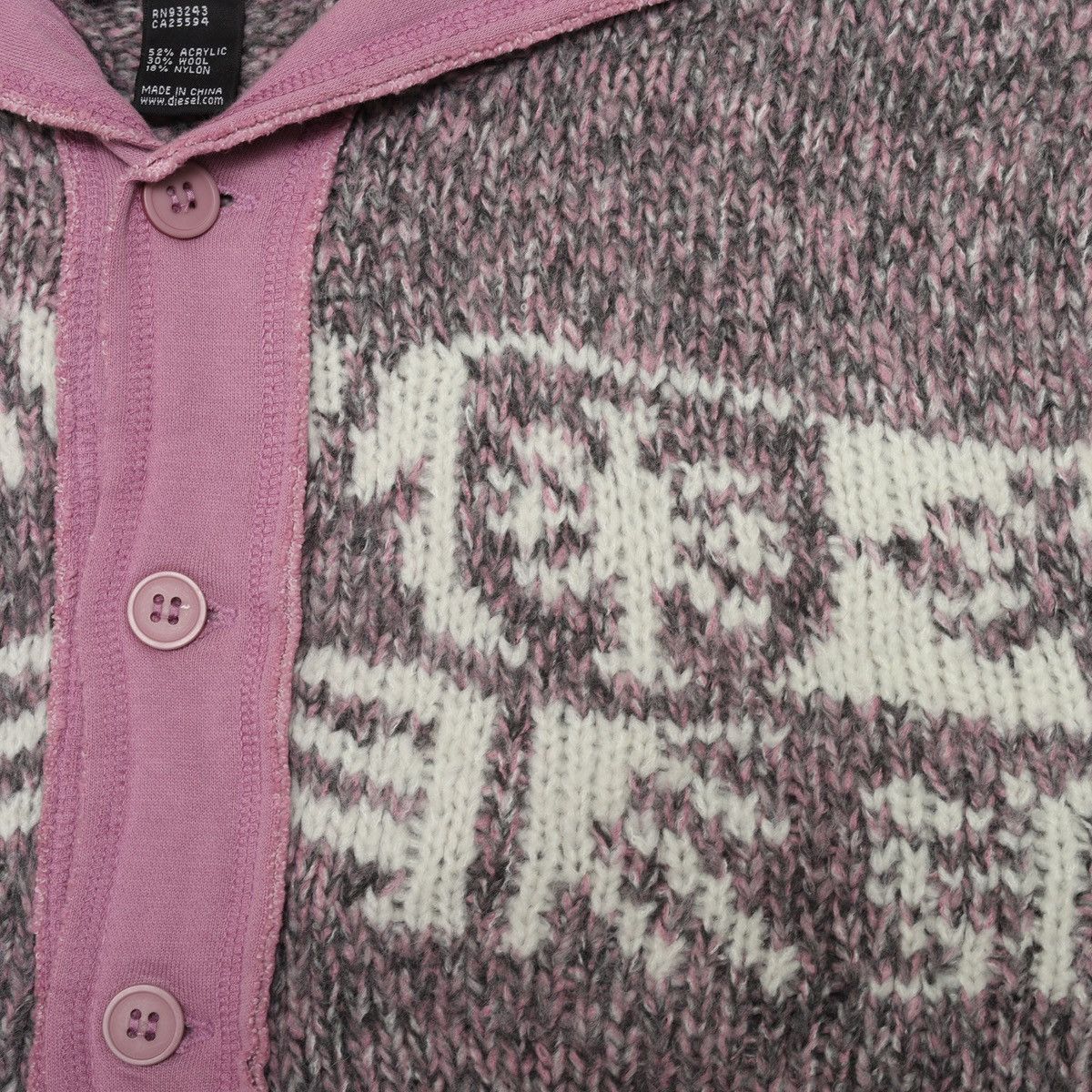 Diesel Diesel Rare Vintage Cardigan Sweater High Neck Size L / US 10 / IT 46 - 5 Thumbnail