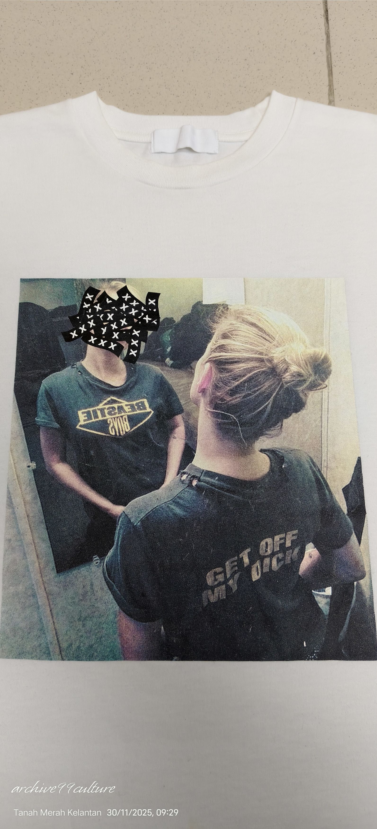 Japanese Brand GOD SELECTION XXX Mirror girl Beastie Boys photo print tee Size US L / EU 52-54 / 3 - 6 Thumbnail