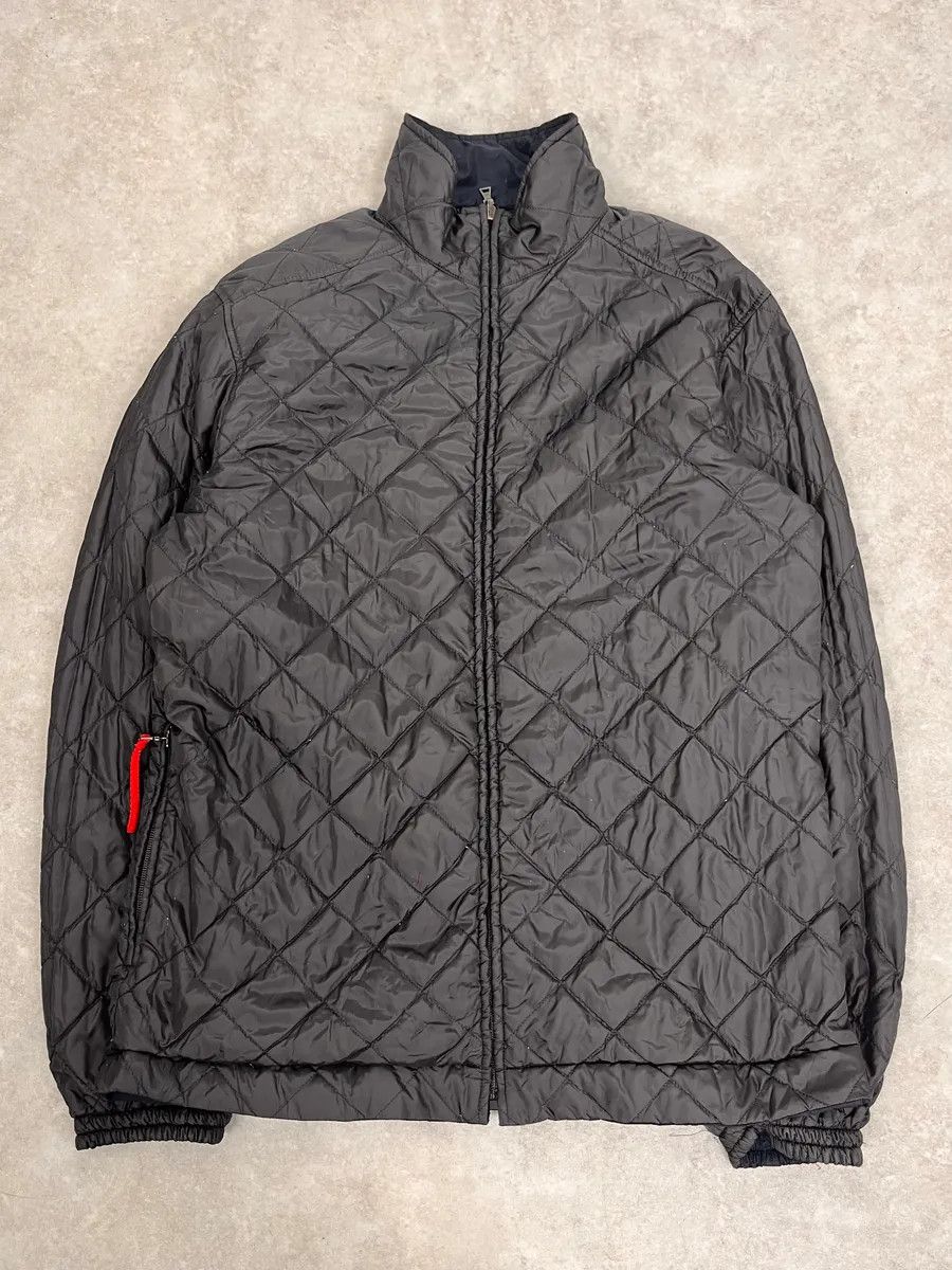 Prada 2000s Prada Linea Rossa Navy Windbreaker Jacket Size US M / EU 48-50 / 2 - 6 Thumbnail
