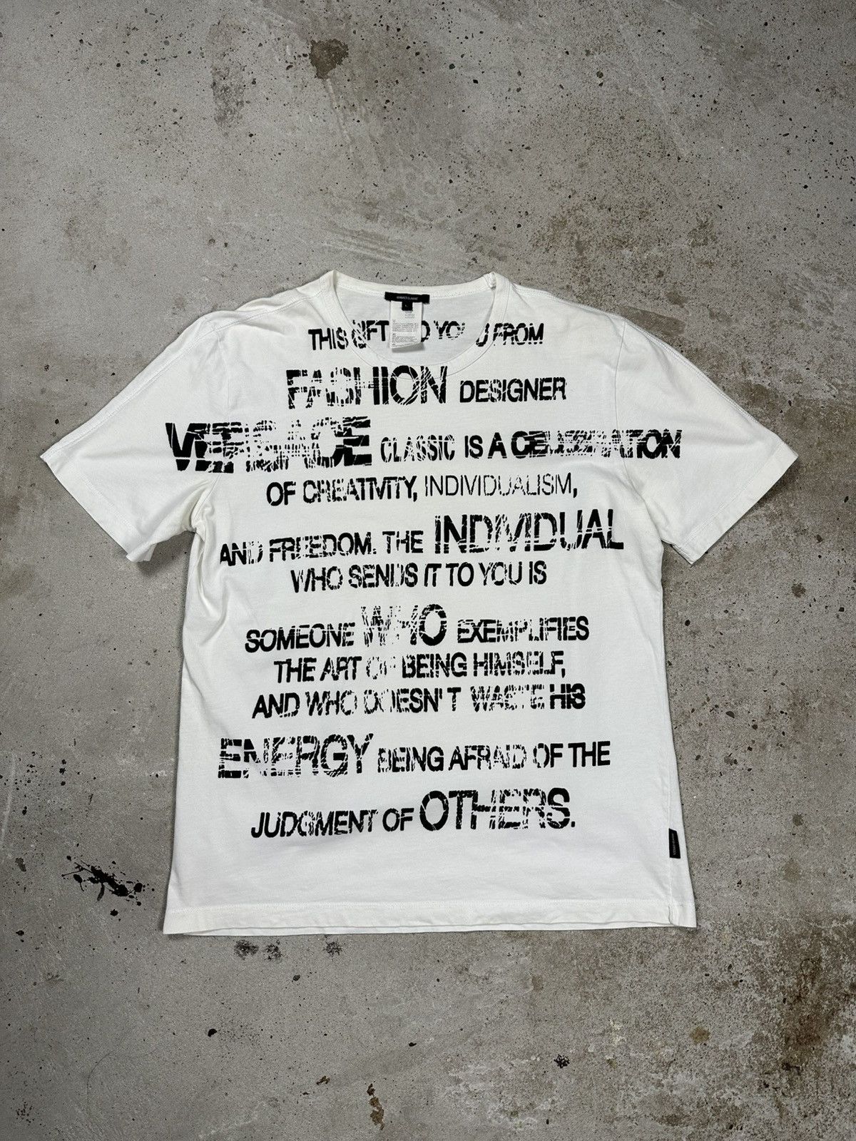 Versace × Vintage Vintage Versace Classic Gift White T Shirt Tee Size US L / EU 52-54 / 3 - 1 Thumbnail
