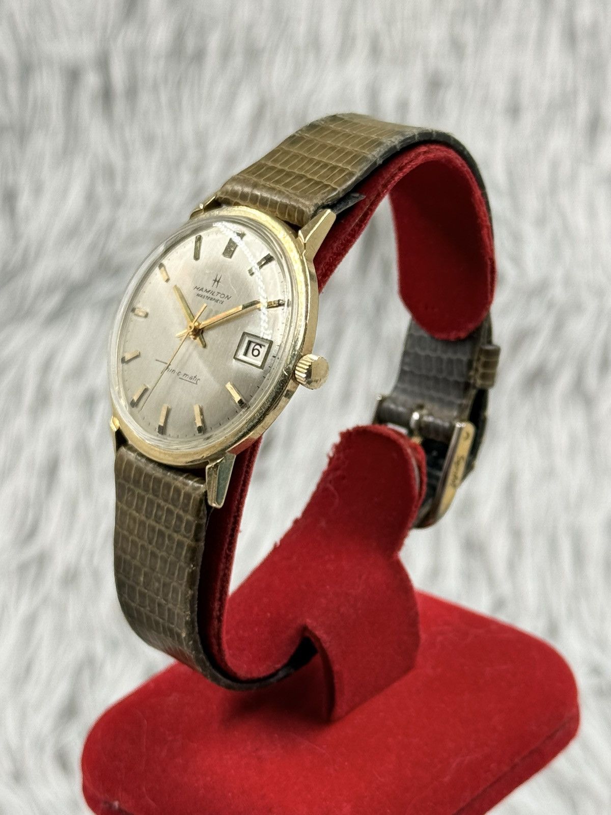 Vintage Vintage HAMILTON MASTERPIECE Thin-O-Matic Manual Men’s Watch Size ONE SIZE - 4 Thumbnail