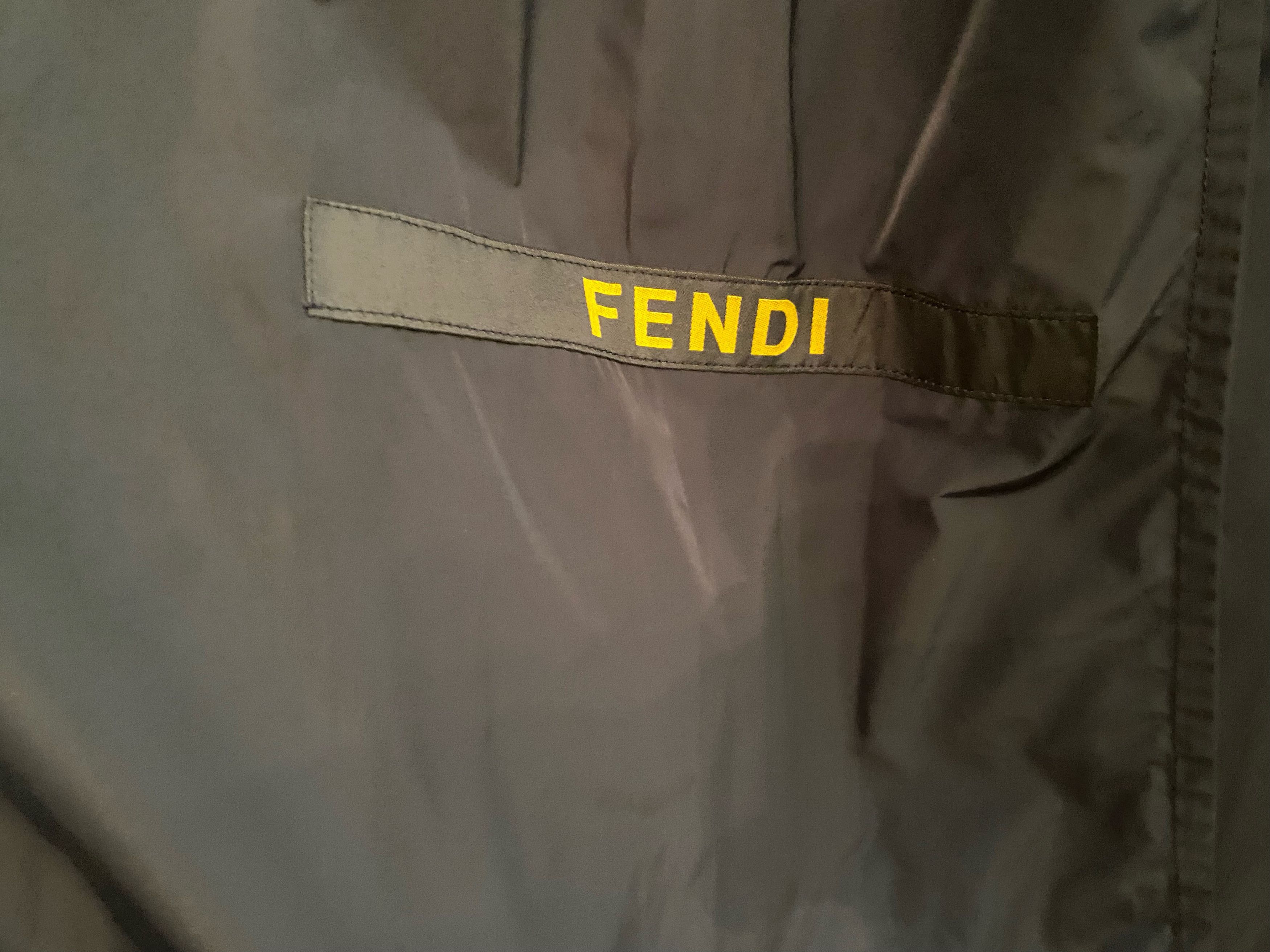 Fendi PLACKET FRONT WALKING COAT W/NECK GUARD Size US M / EU 48-50 / 2 - 7 Thumbnail