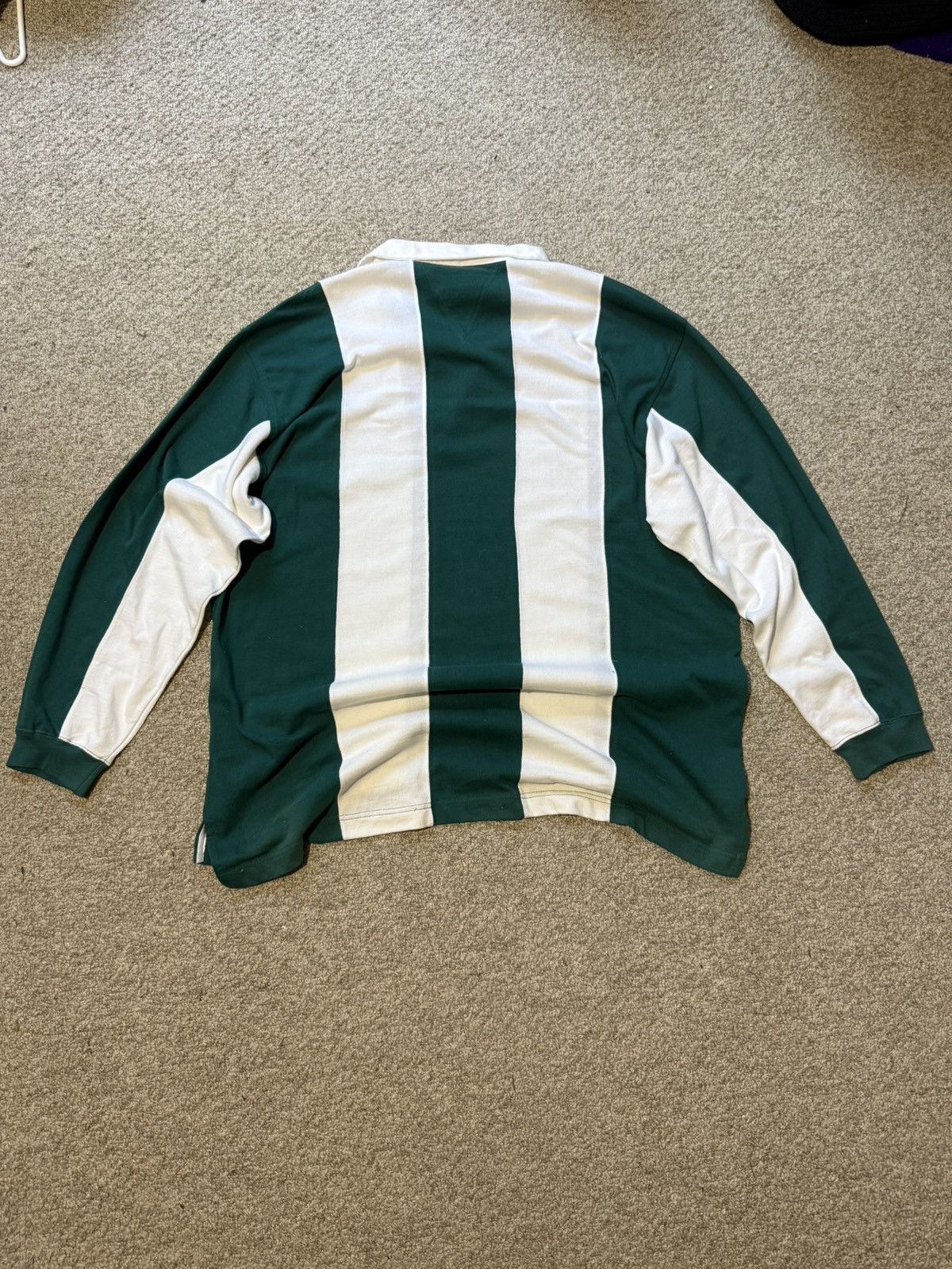 Other *VINTAGE* Green and White Pine Island Striped Rugby shirt Size US XXL / EU 58 / 5 - 2 Thumbnail