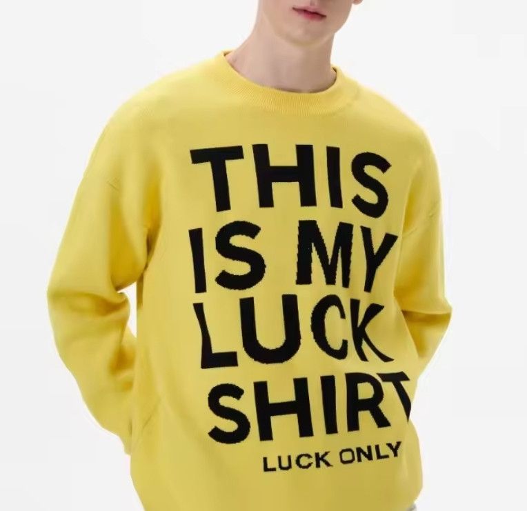 Vintage Lucky Tee Sweatshirt Knitwear Retro Classics Size US M / EU 48-50 / 2 - 1 Thumbnail