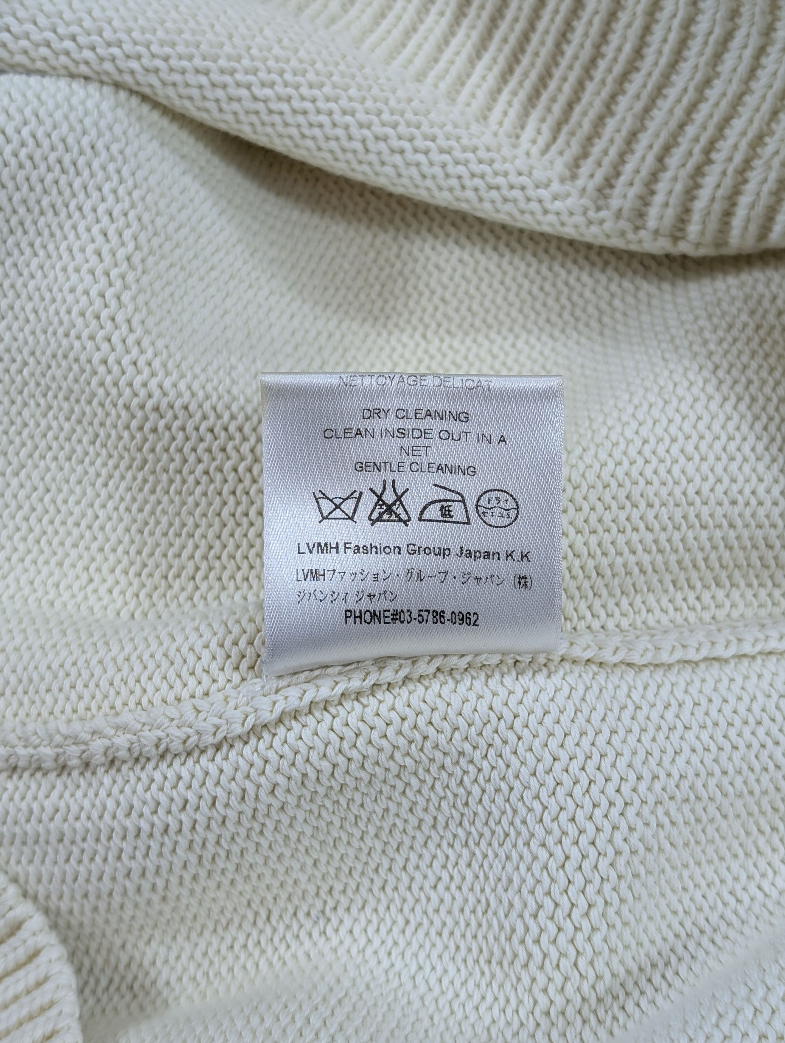 Givenchy Givenchy Upside Down Reverse Off White Logo Knit Sweater Size US S / EU 44-46 / 1 - 7 Thumbnail