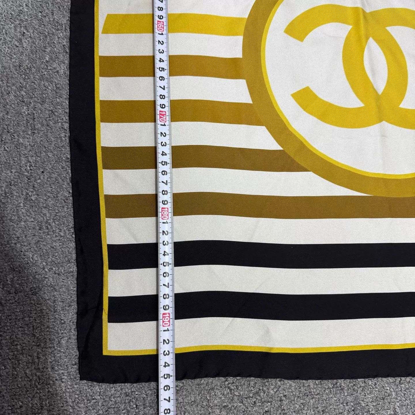 Chanel Chanel Double C Silk Scarf 65x195cm Size ONE SIZE - 6 Thumbnail