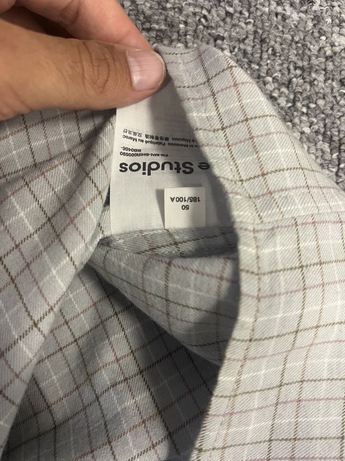 Acne Studios Acne studios rare super check shirt Size US L / EU 52-54 / 3 - 9 Thumbnail
