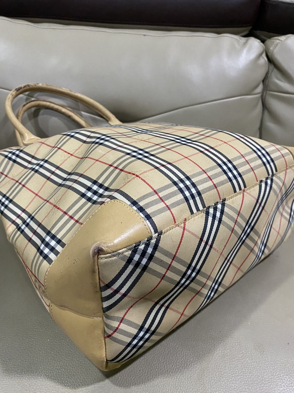 Burberry Authentic Vintage Burberry’s Nova Check Tote Bag Size ONE SIZE - 12 Thumbnail