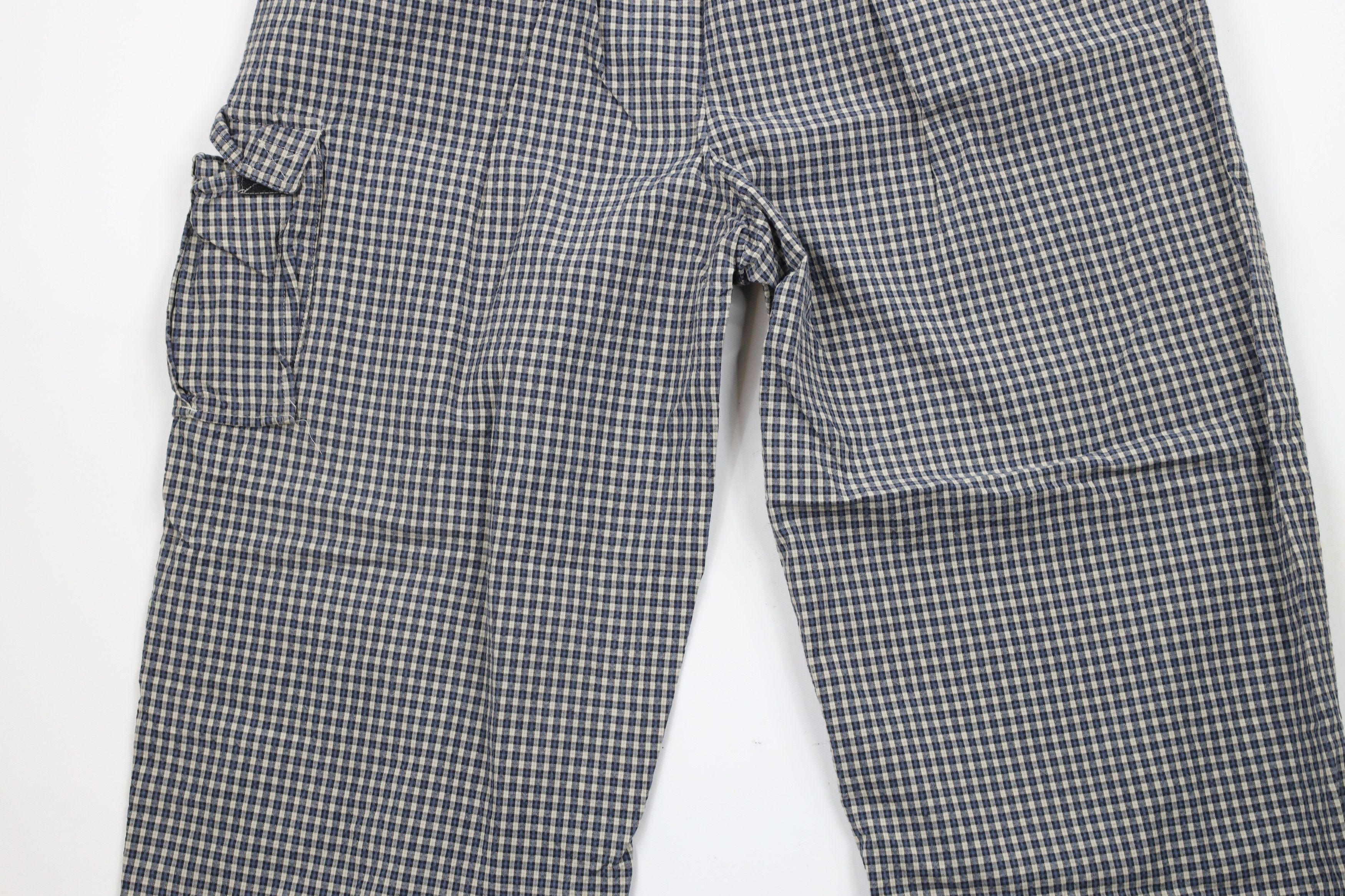 Vintage Vintage 90s Streetwear Wide Leg Cargo Harem Pants Plaid Size US 36 / EU 52 - 10 Thumbnail