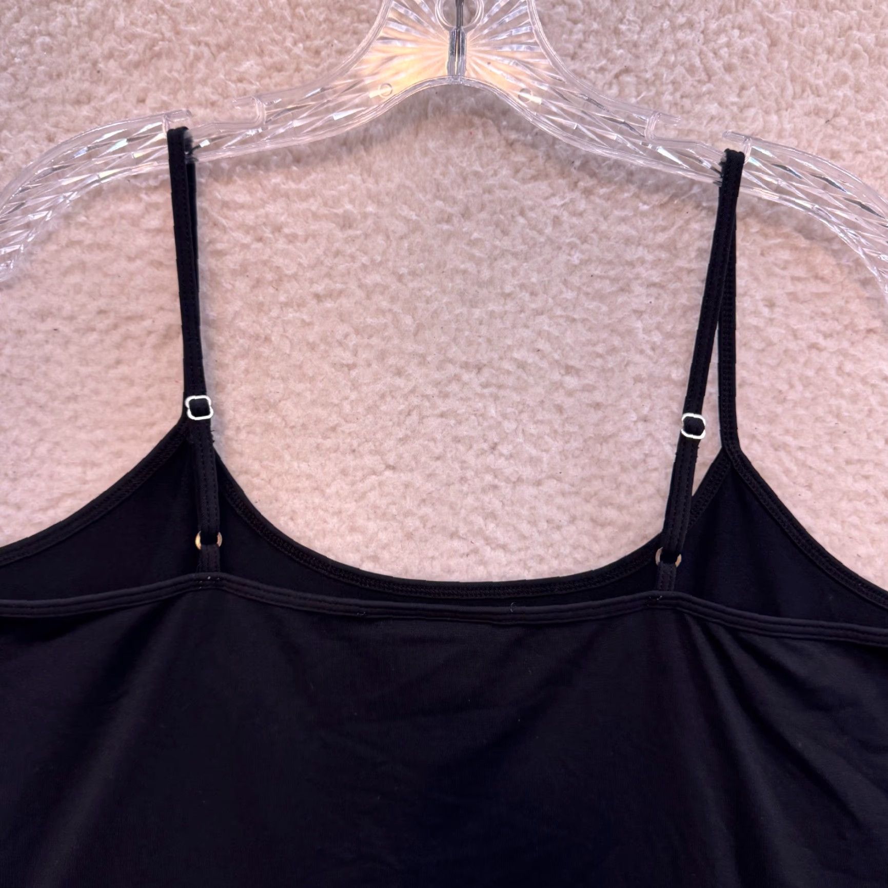 Vintage VINTAGE Y2K Black Camisole Tank Top Shirt XL Size XL / US 12-14 / IT 48-50 - 4 Thumbnail