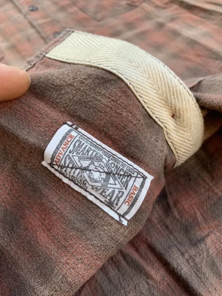 Ego Tripping Ego Tripping Japan shadow plaid western flannel shirt Size US S / EU 44-46 / 1 - 8 Thumbnail