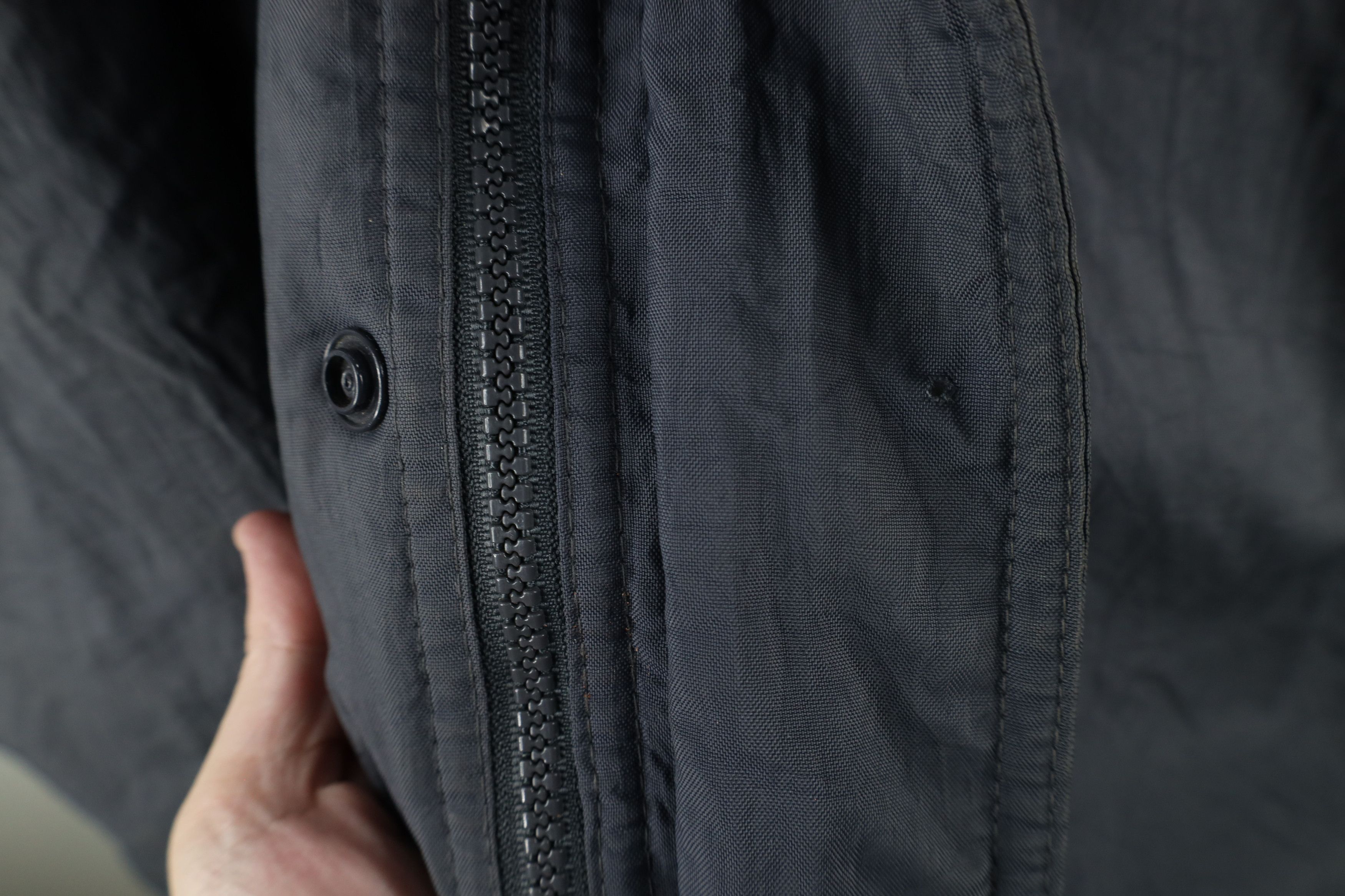 Nike × Vintage Vintage 90s Nike Swoosh Cape Hooded Full Length Parka Jacket Size US L / EU 52-54 / 3 - 7 Thumbnail