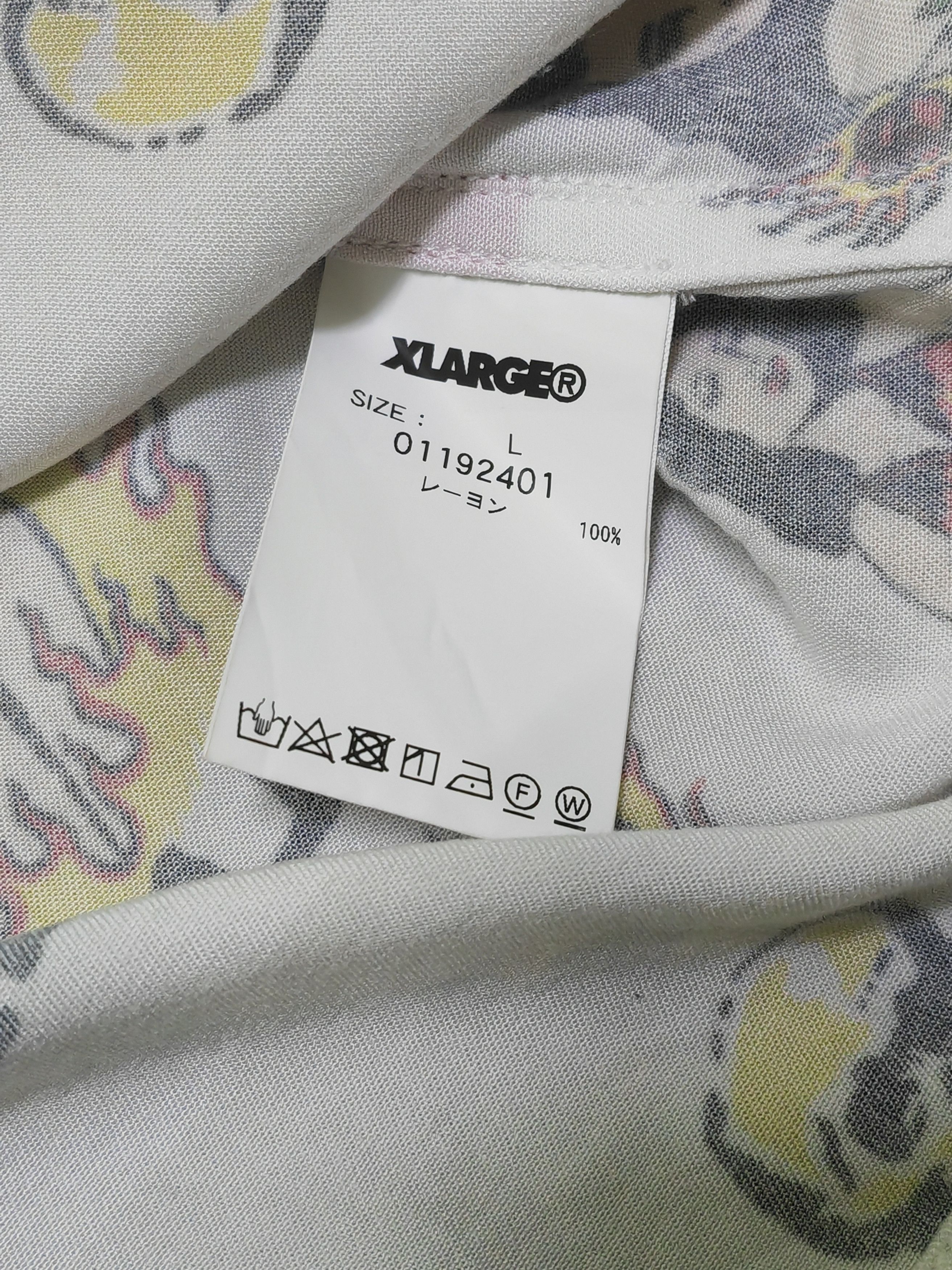 X-LARGE Xlarge Flame Button Shirt Size US L / EU 52-54 / 3 - 5 Thumbnail