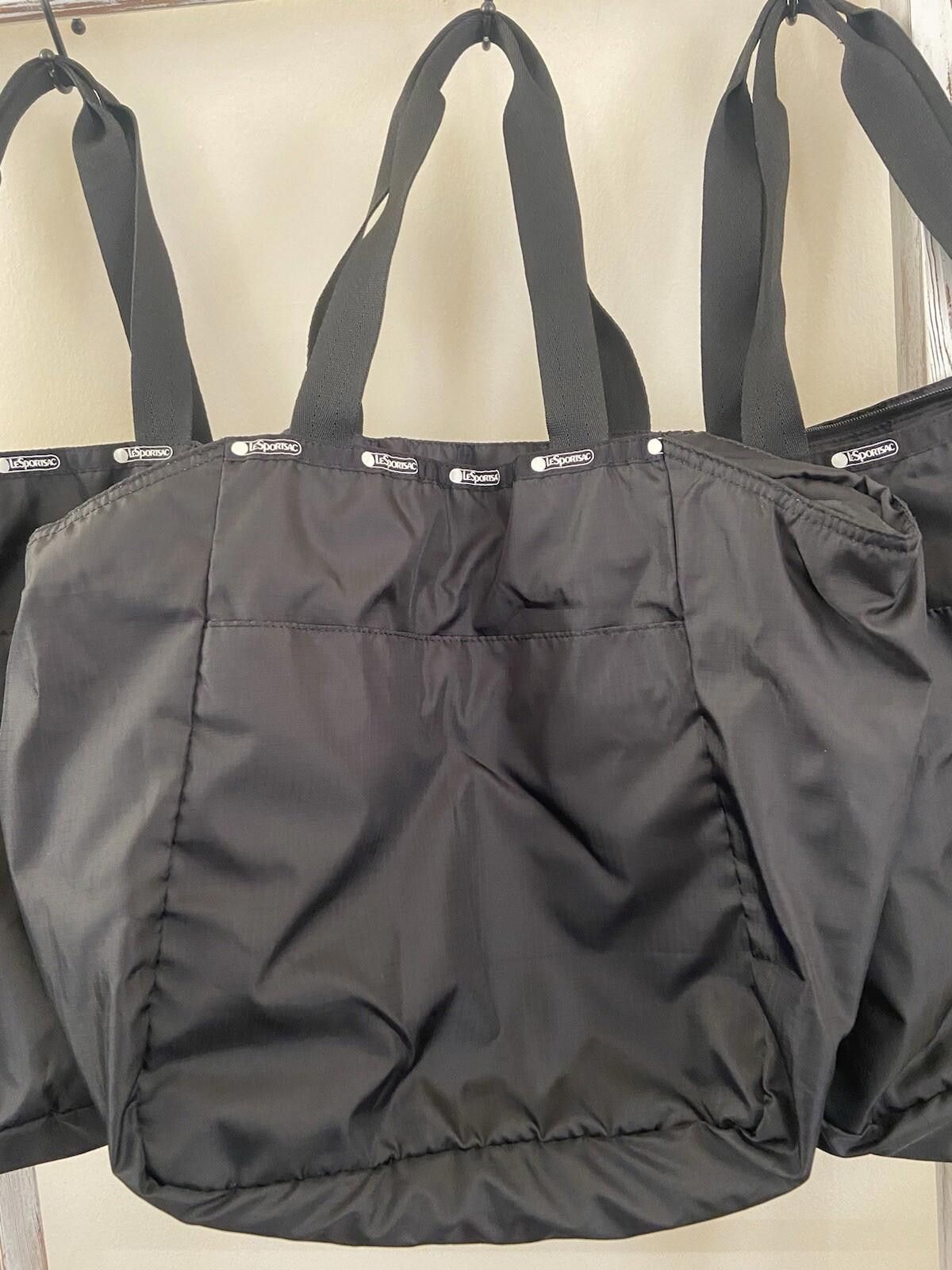 LeSportsac 4piece Lesportsac black nylon tote bags + gray pouch set Size ONE SIZE - 5 Thumbnail