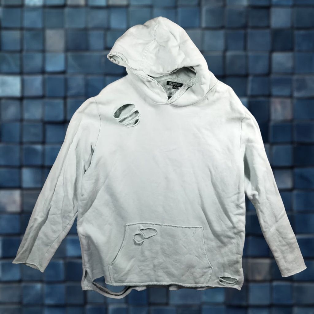 Elwood Elwood Hoodie Mens Large Mint Distressed Grunge Cotton Fleece Hooded Pullover Size US L / EU 52-54 / 3 - 1 Thumbnail