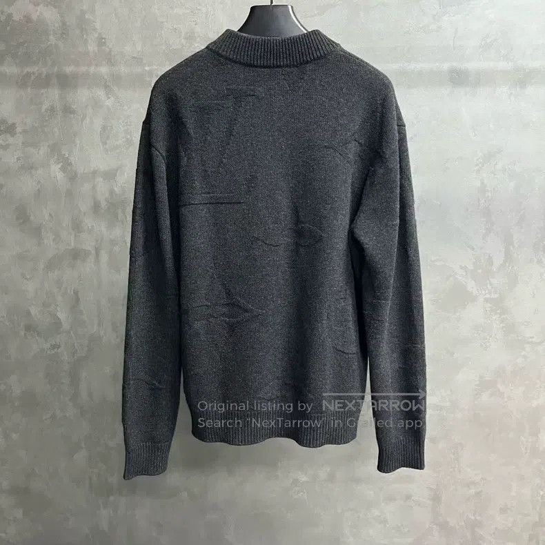 Louis Vuitton Louis Vuitton Dark grey jacquard half-zip turtleneck long- Size US XL / EU 56 / 4 - 5 Thumbnail