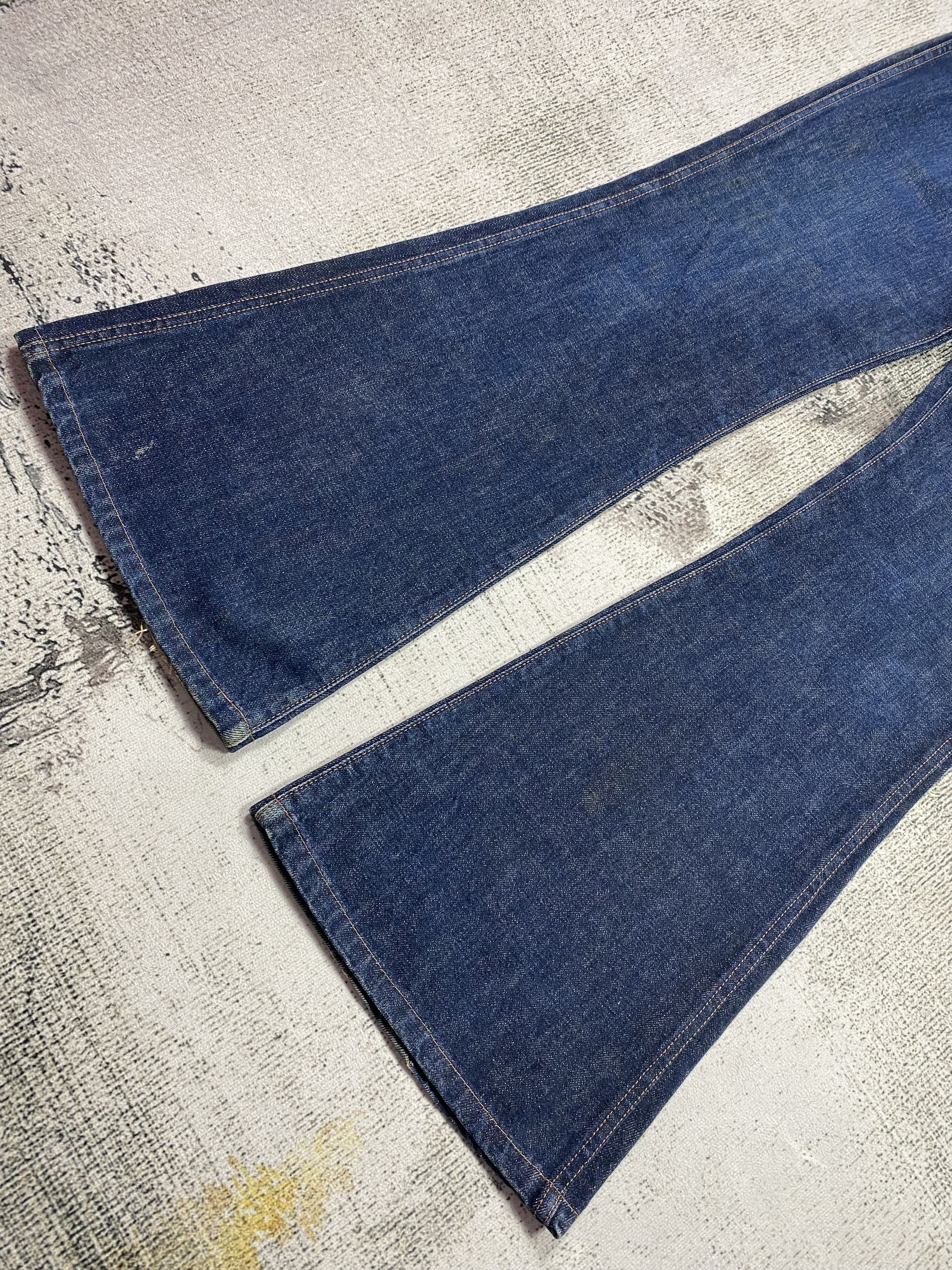 Big John RARE🔥Super Flare Bell Bottoms Jeans SCOVILL Vintage Size US 32 / EU 48 - 3 Thumbnail