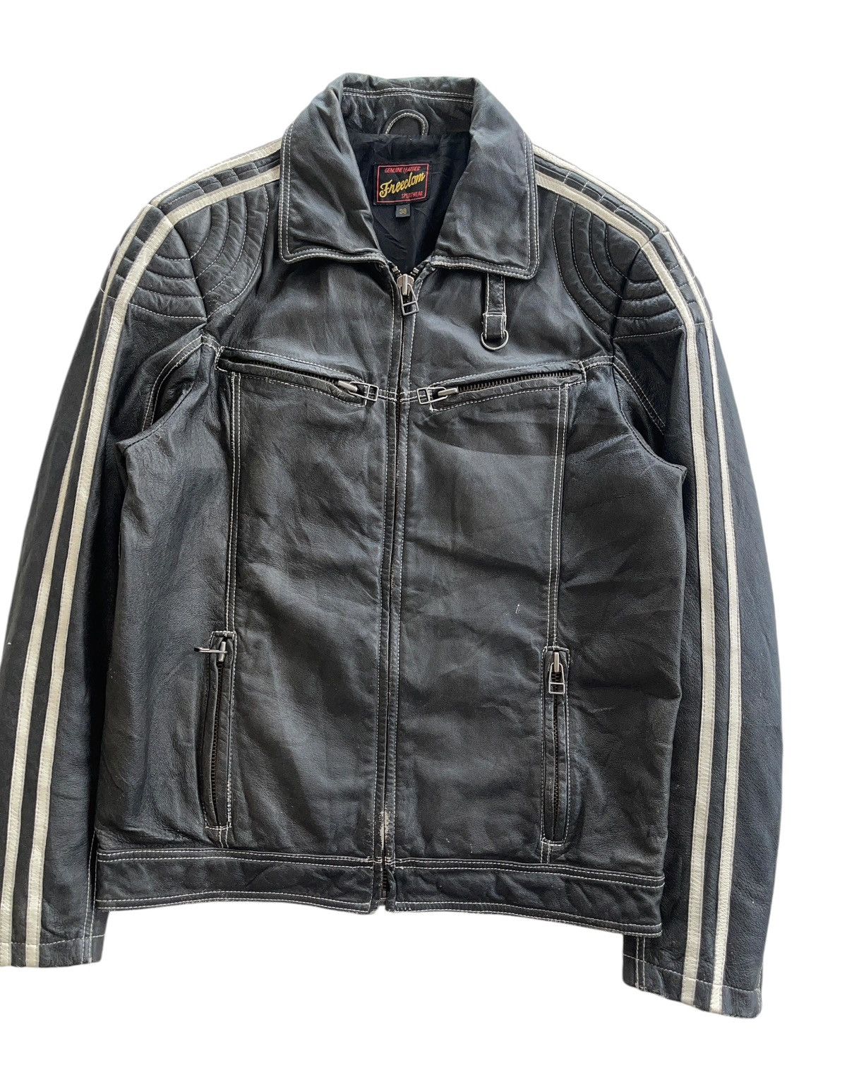 Vintage Freedom Leather Bikers Jacket Size US M / EU 48-50 / 2 - 4 Thumbnail