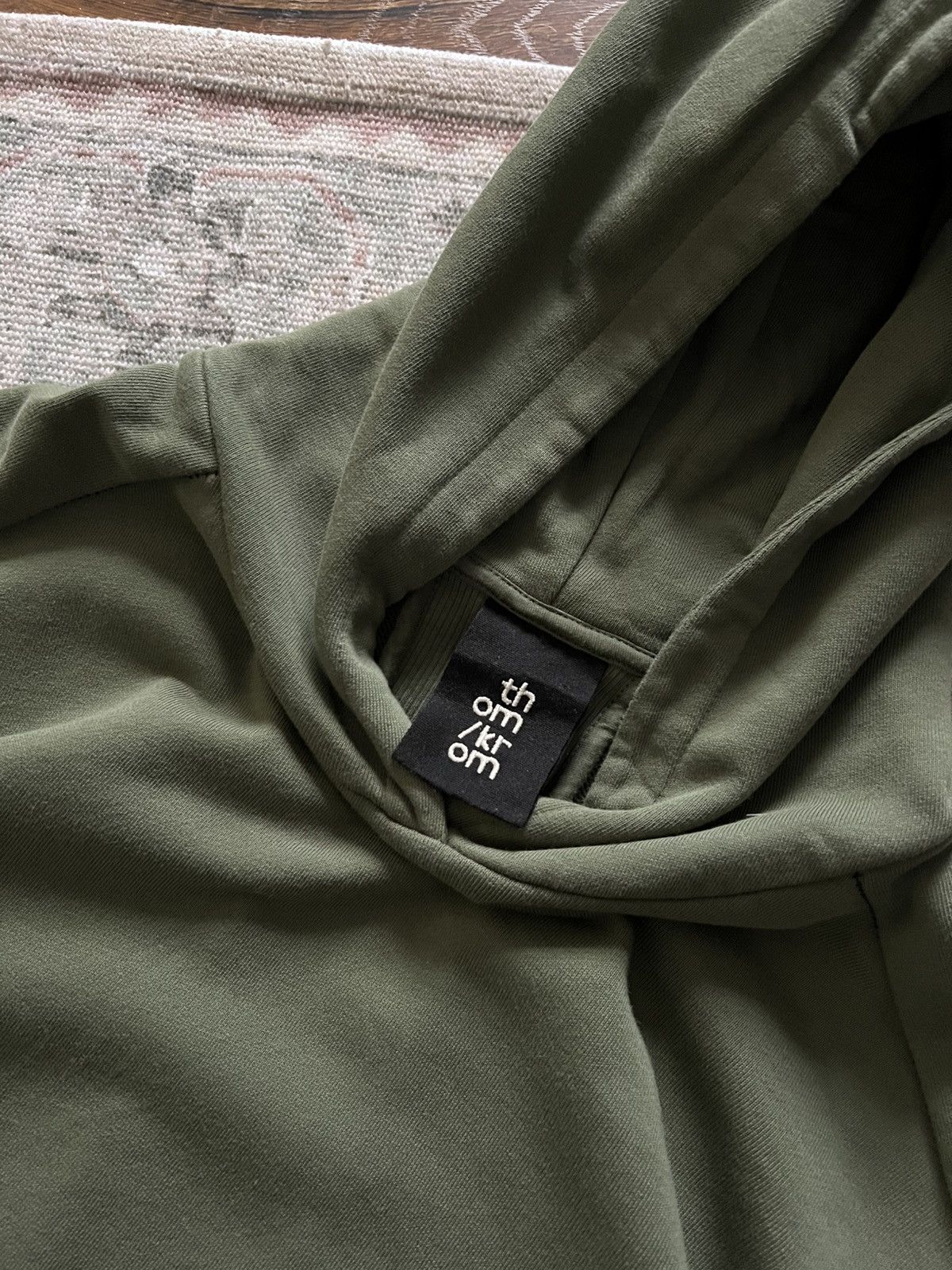 Thom Krom Thom Krom Green Cropped Hoodie Size M / US 6-8 / IT 42-44 - 6 Thumbnail